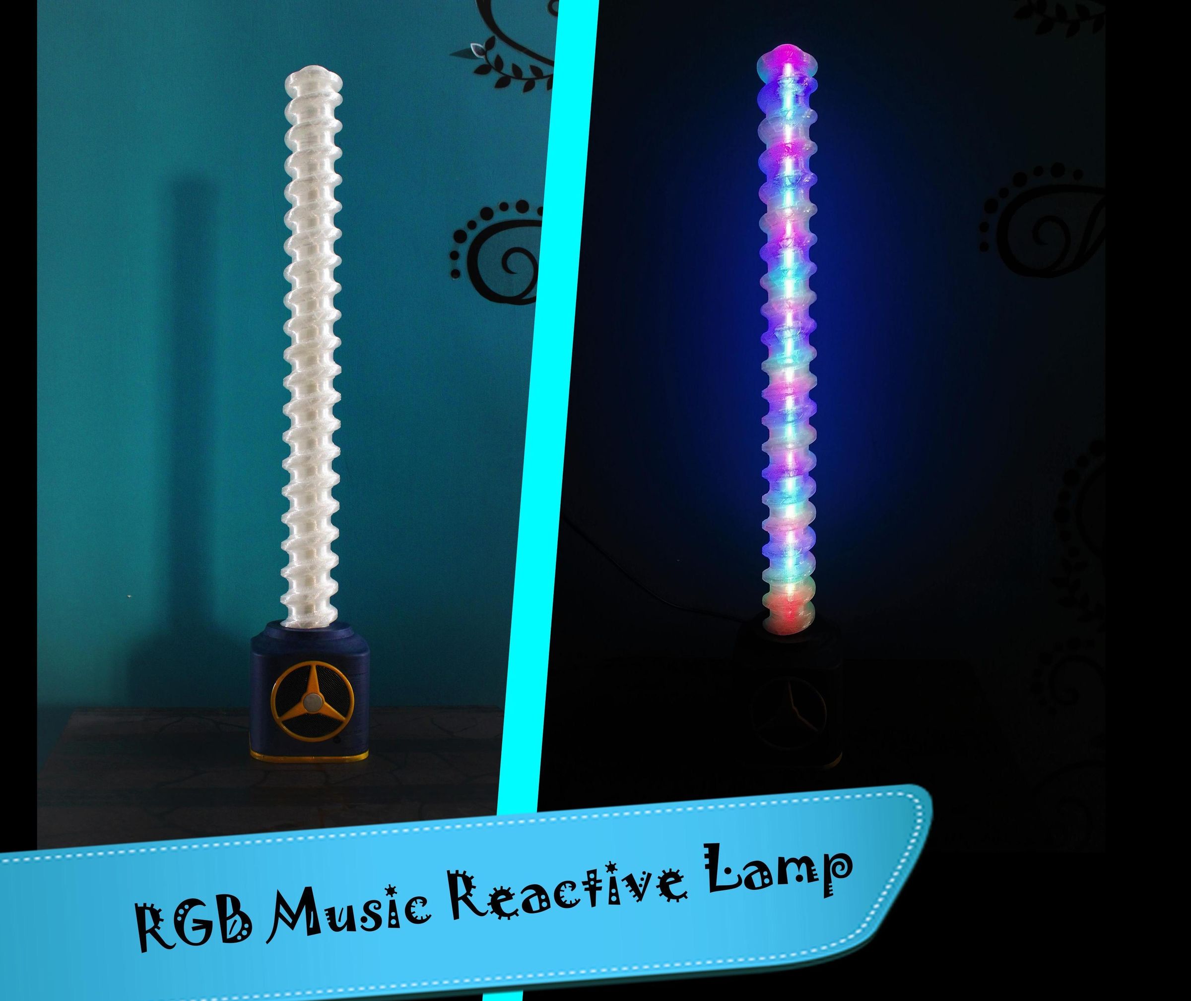 How to Make a DIY RGB Music Reactive LED Lamp