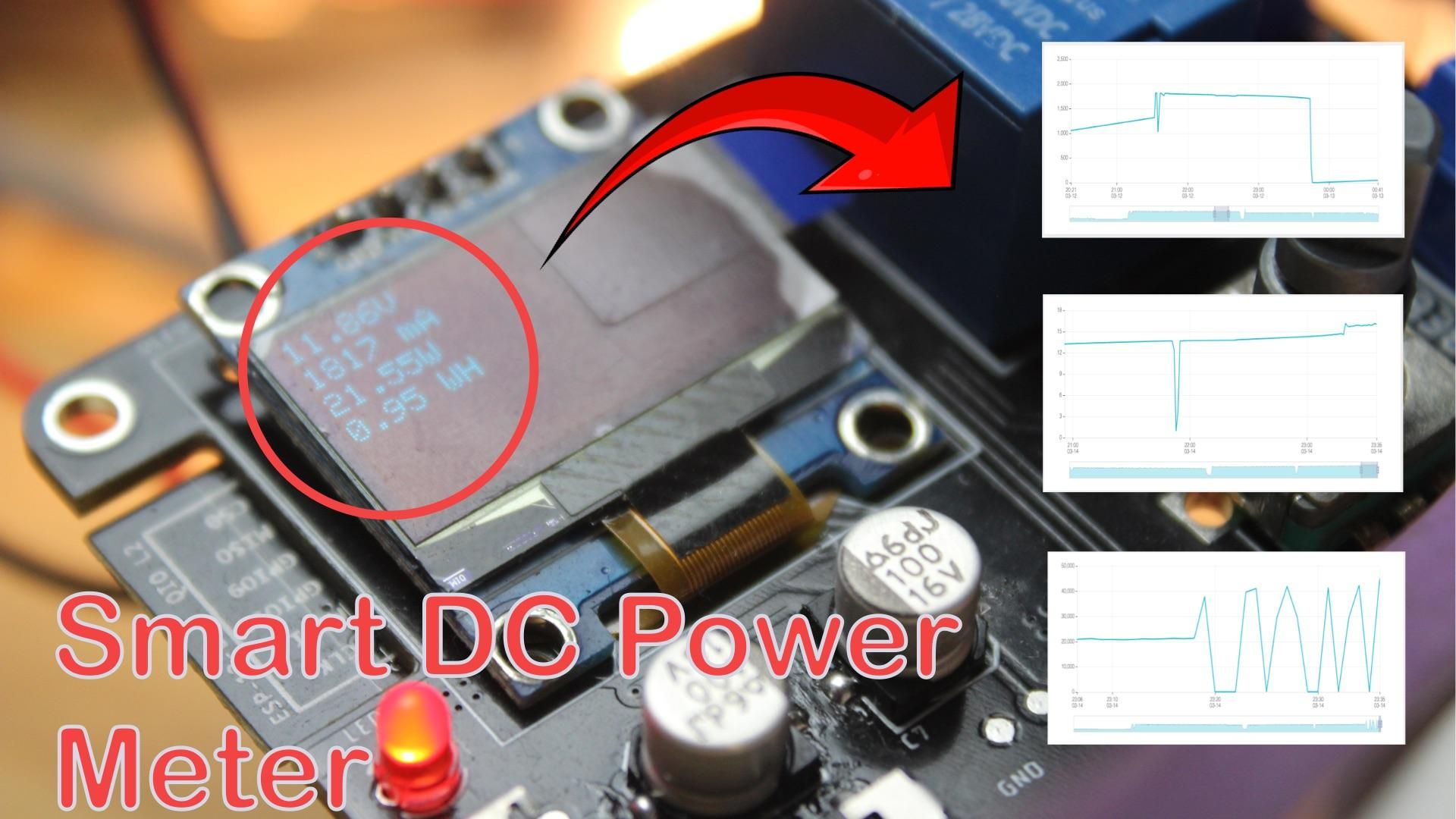 DC Power Meter / Logger Using ESP8266