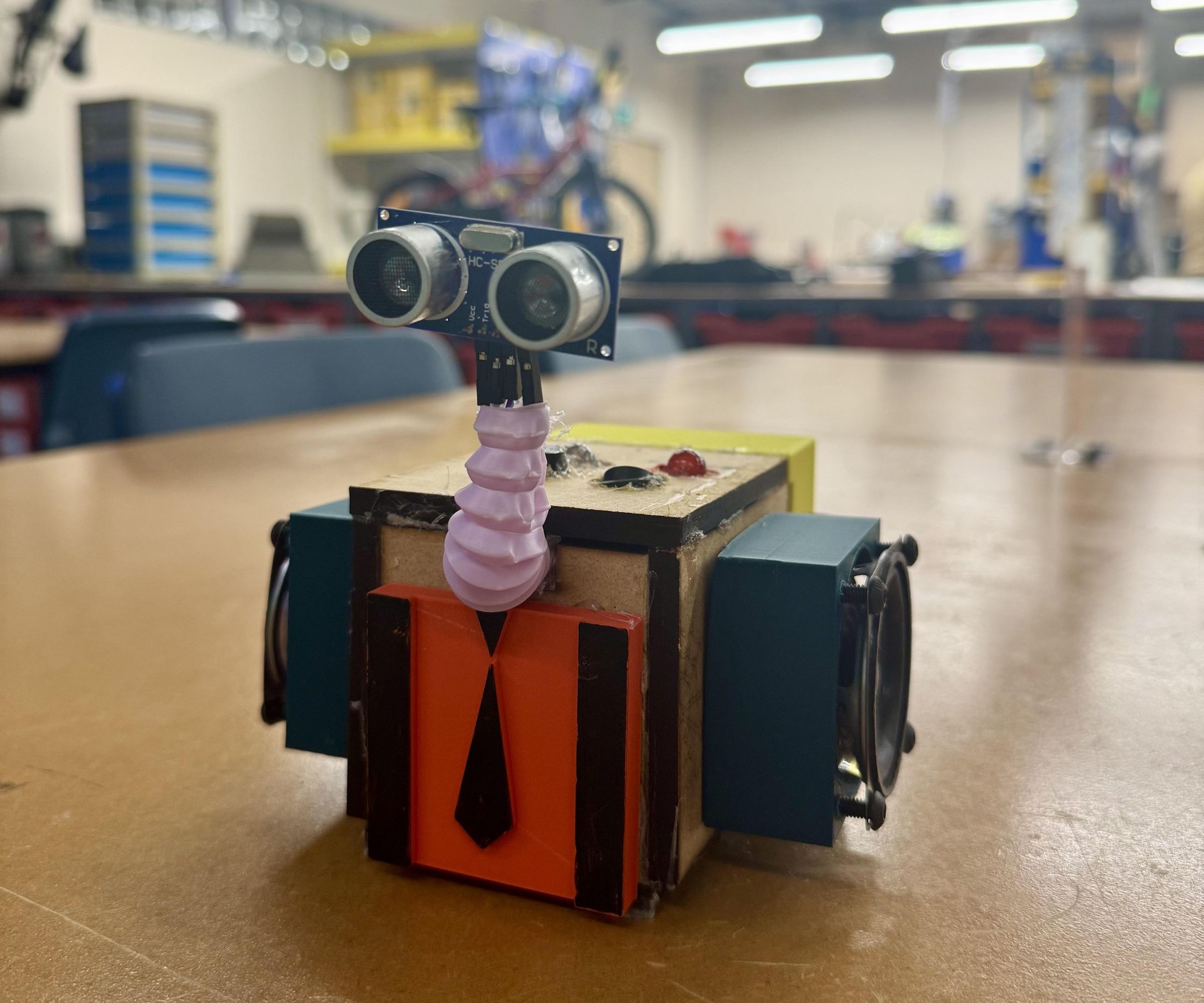 Bouncer Bot With Speaker System