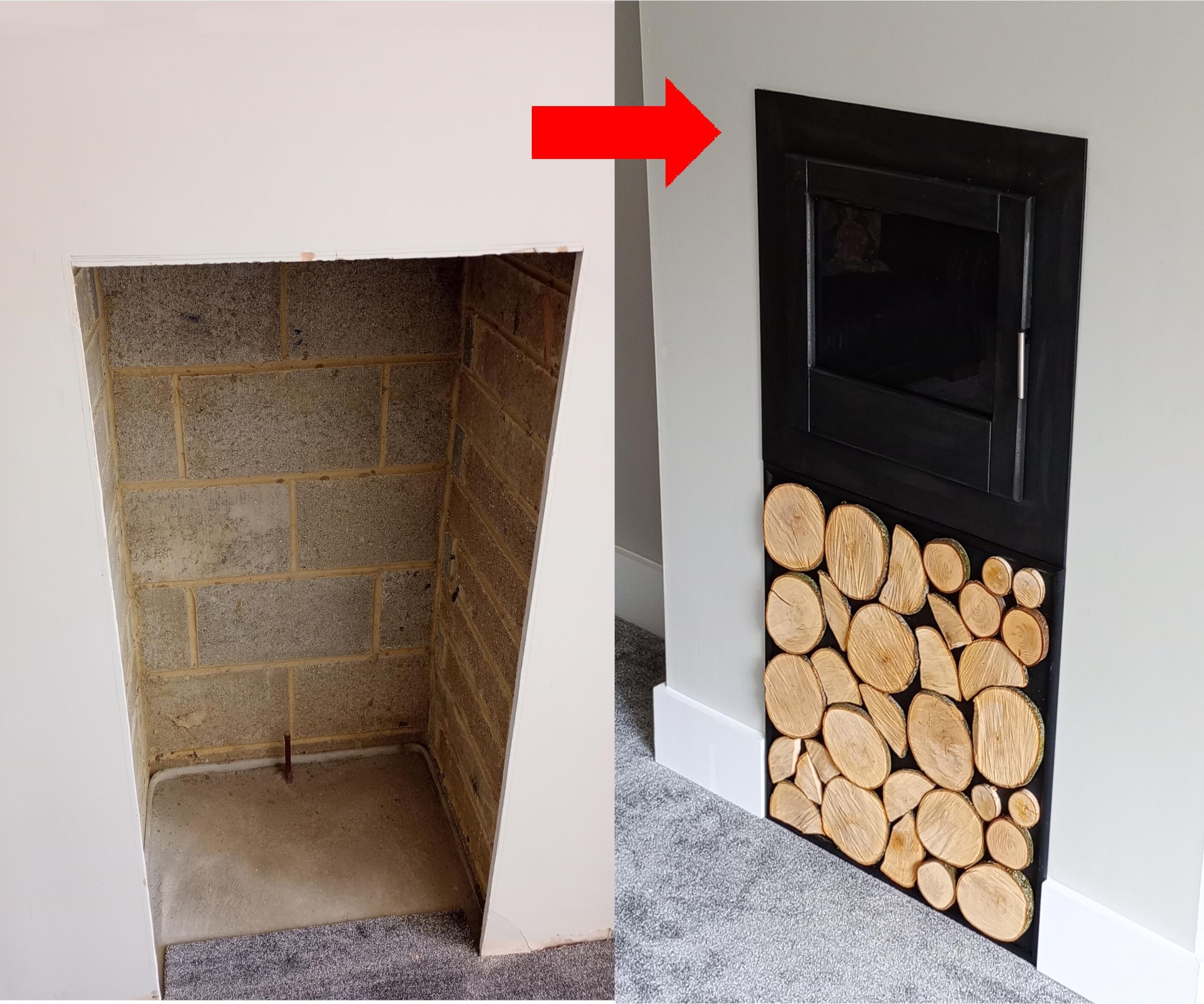 Fake Fireplace