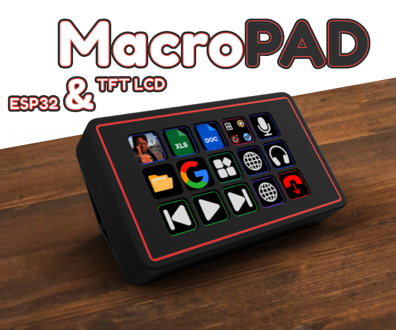 Wdeck - ESP32 MacroPAD