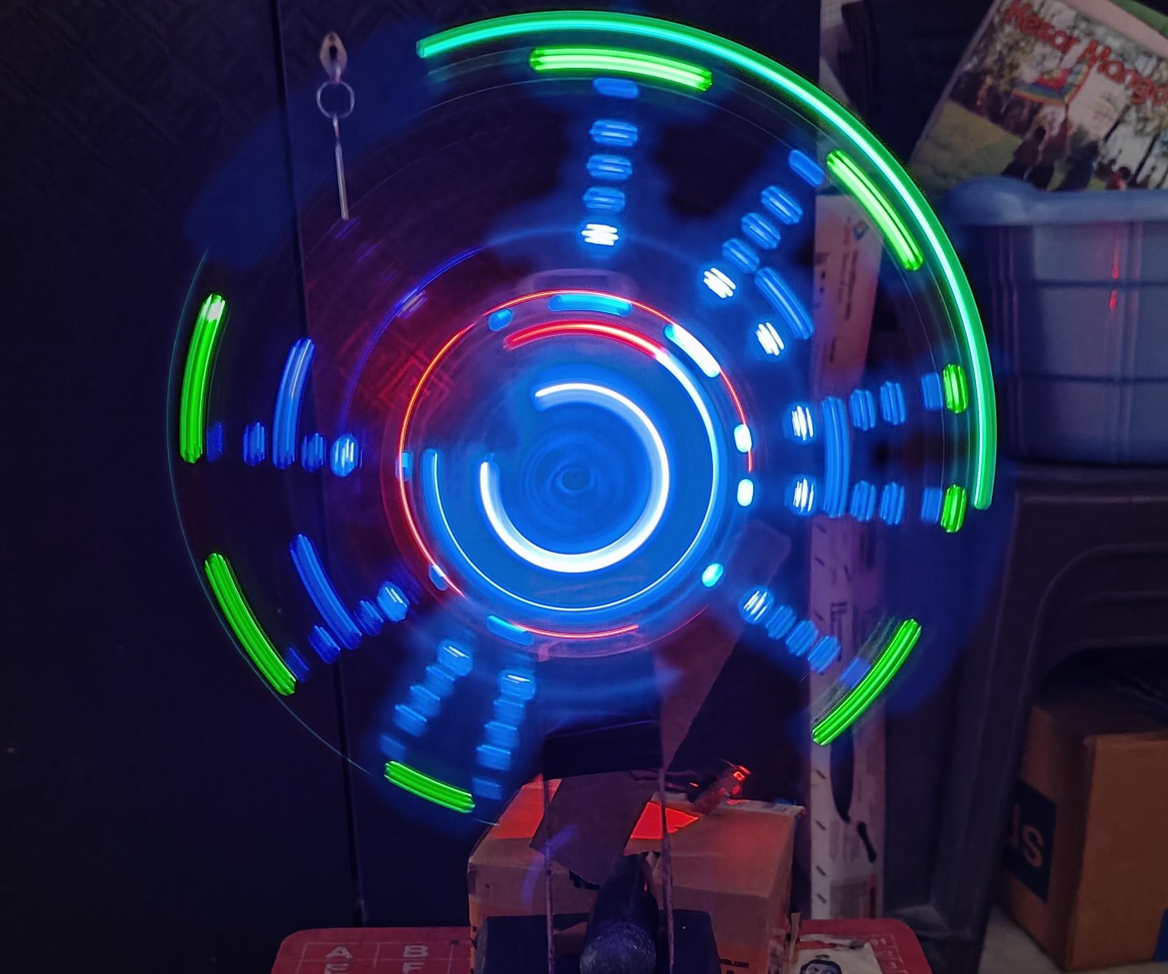 Arduino Automated Room With POV Display