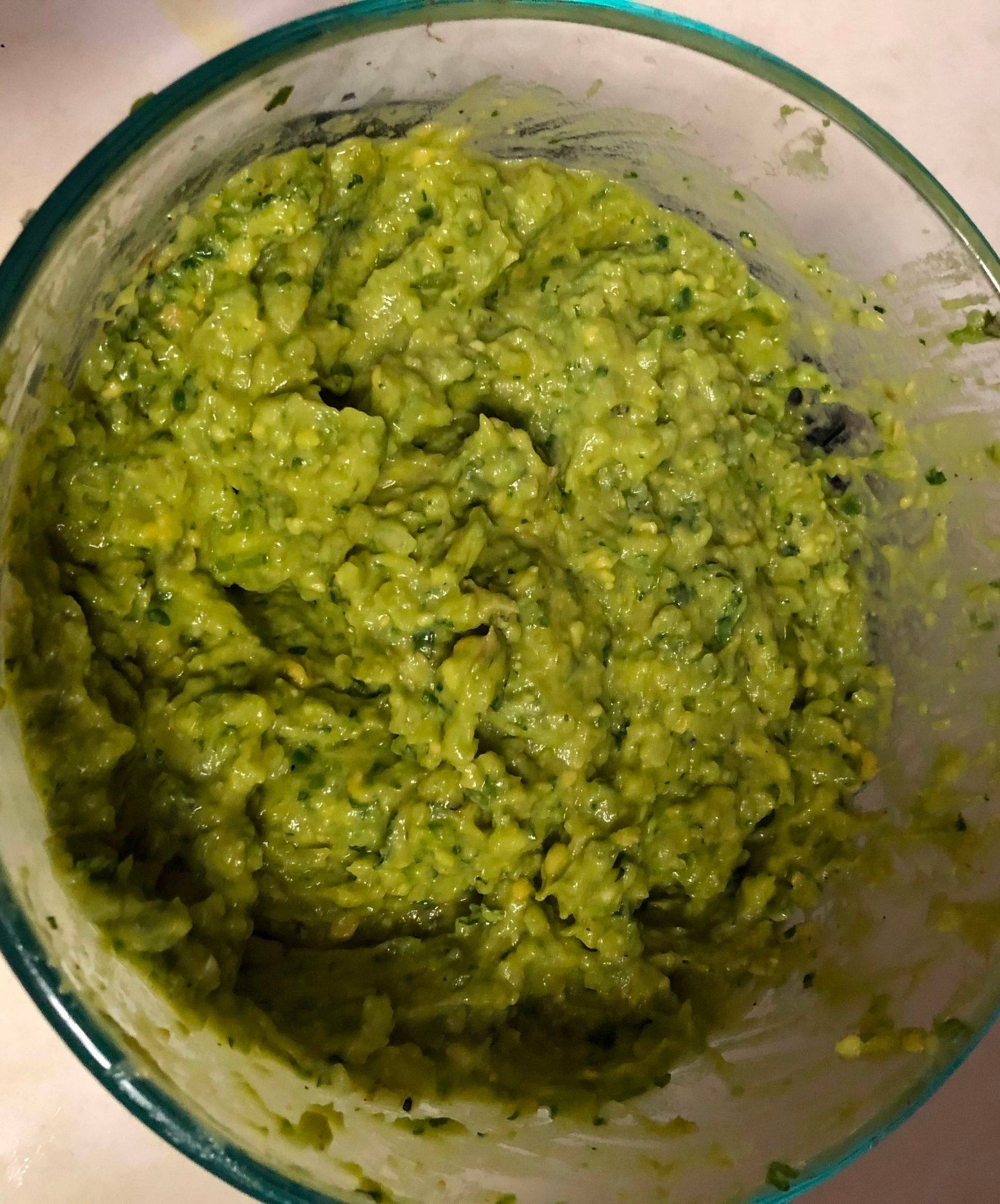 Spicy, Creamy Guacamole!