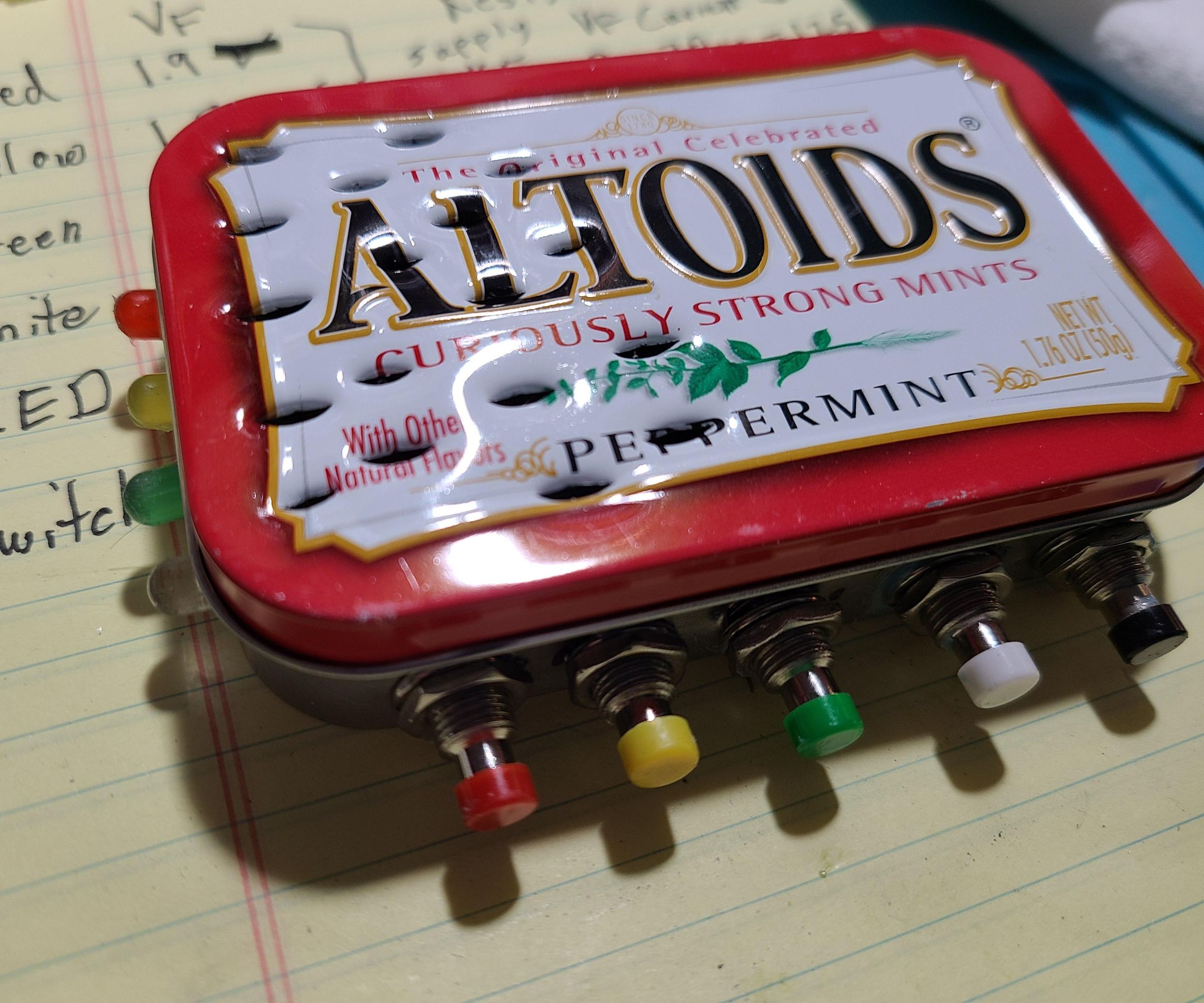 Mint Tin (Altoid) Tot Traffic Toy