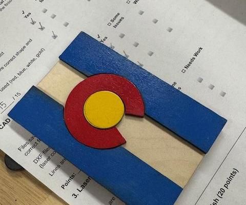 Colorado Flag Tristan and Oliver