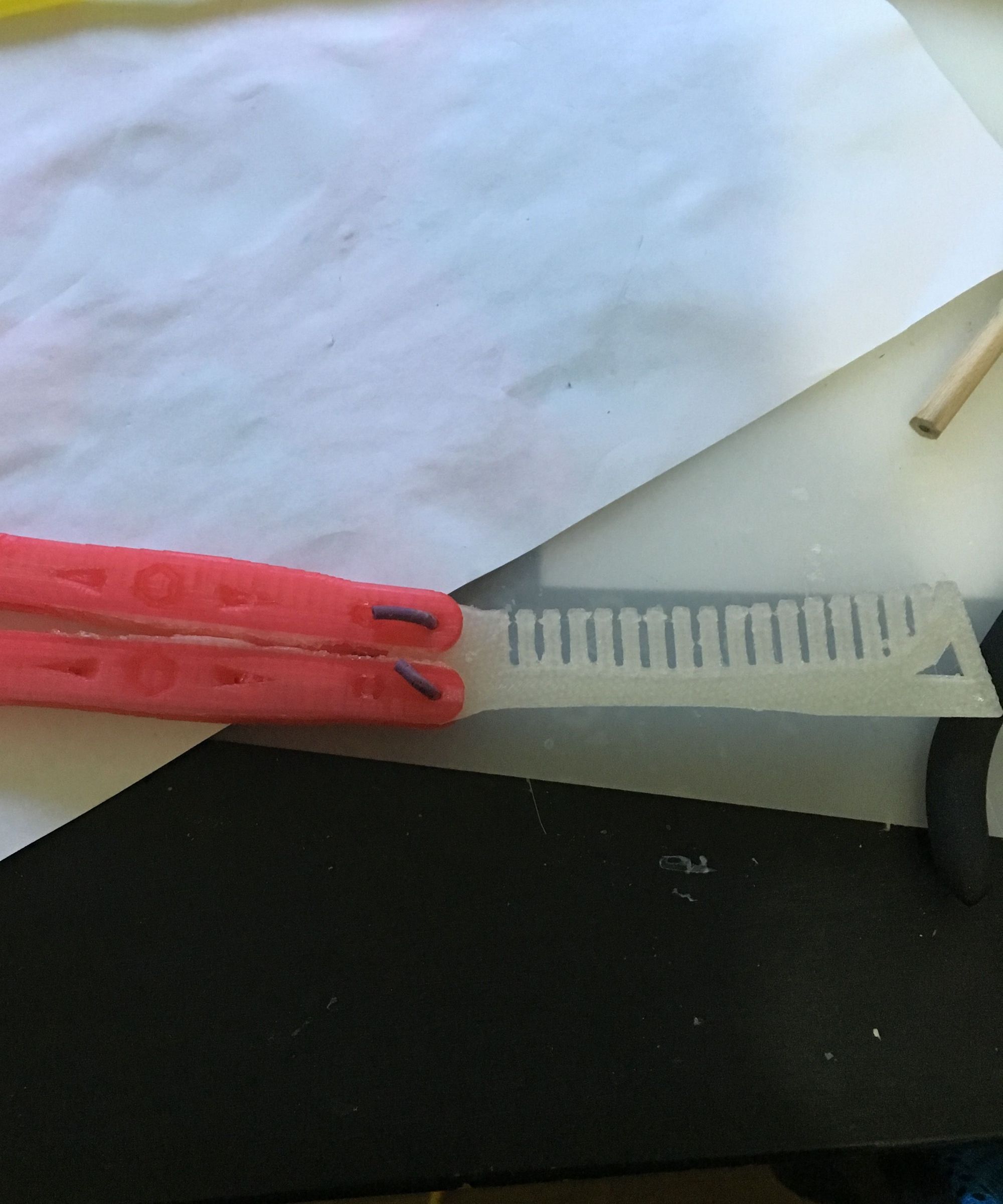 3d Printed Butterfly Comb