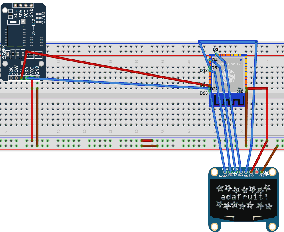 Real-Time OLED Clock With RTC DS3231 and ESP32