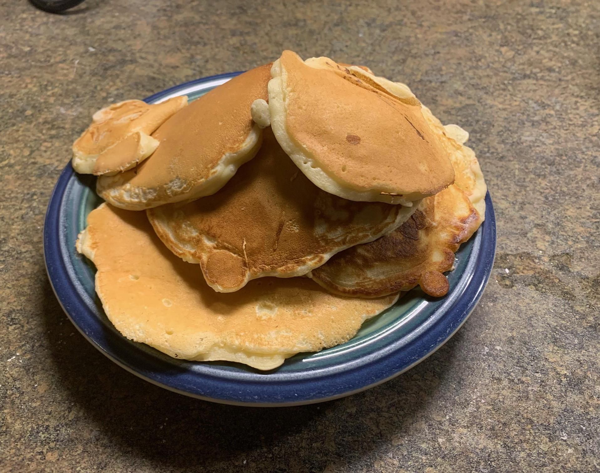 How to Make Plain Homemade Pancakes