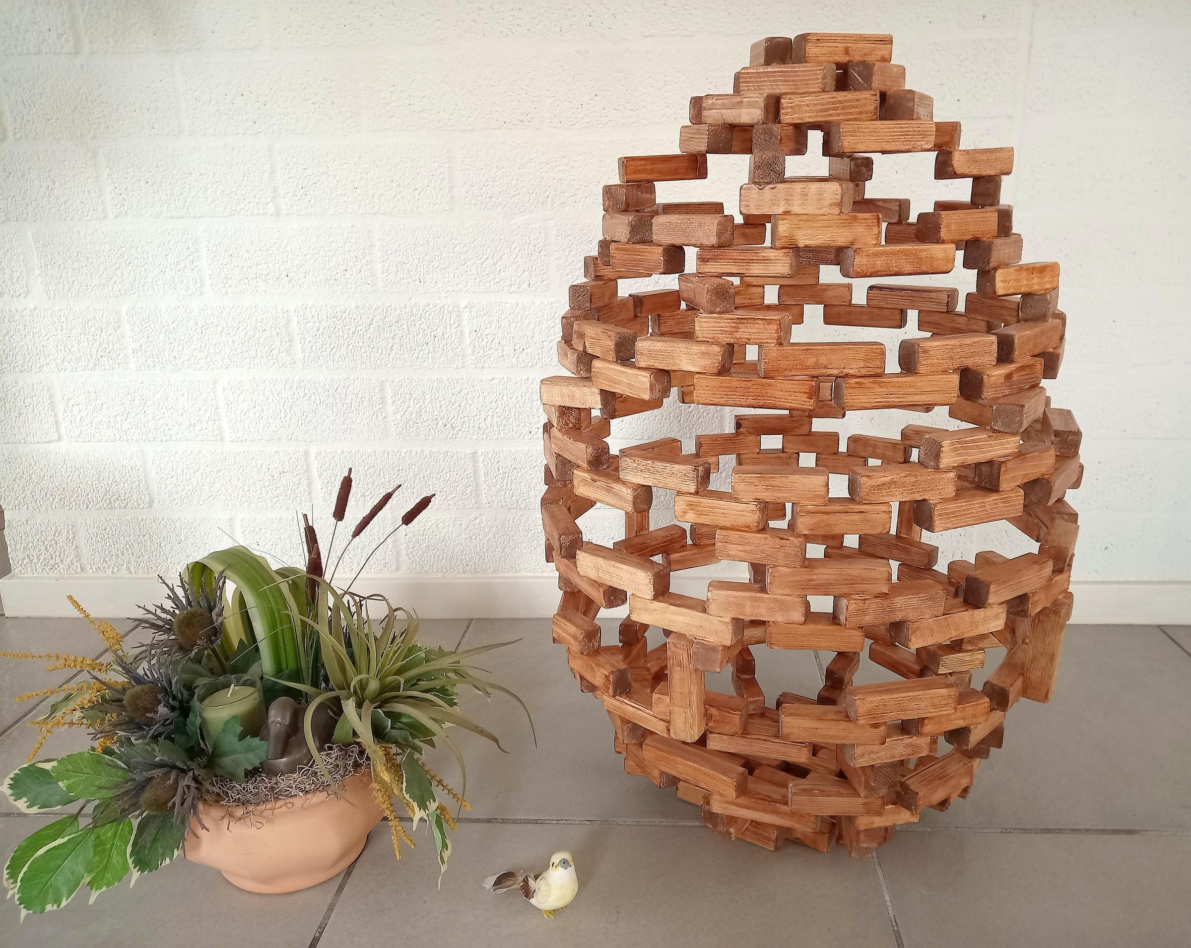 Large Egg Made From a Single 2x4