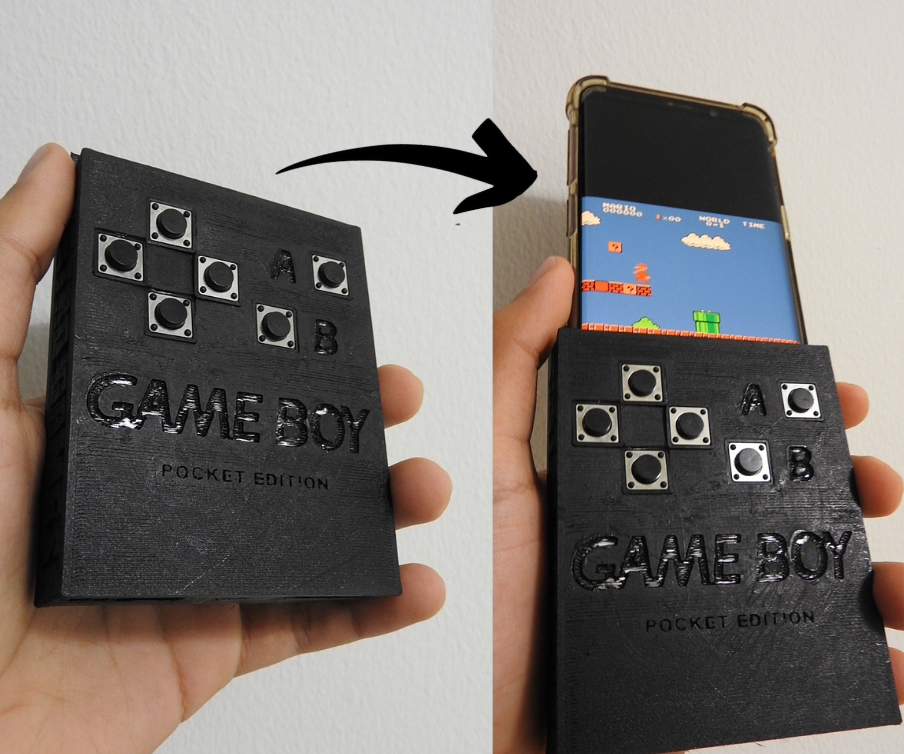 Hand Held Gameboy With Any Retro Game