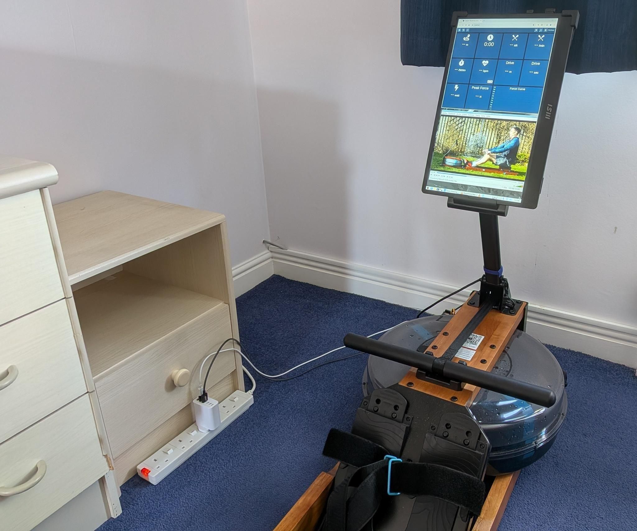 Using a Merach R28R1 Water Rowing Machine With OpenRowingMonitor - Update 1