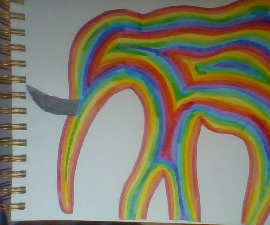 Rainbow Elephant