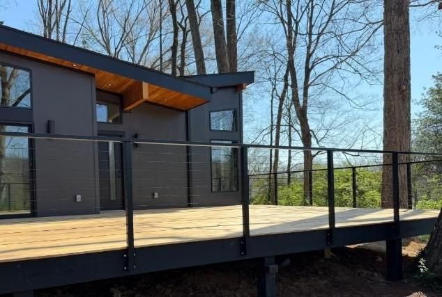 DIY Cable Railing Installation on Wood Deck