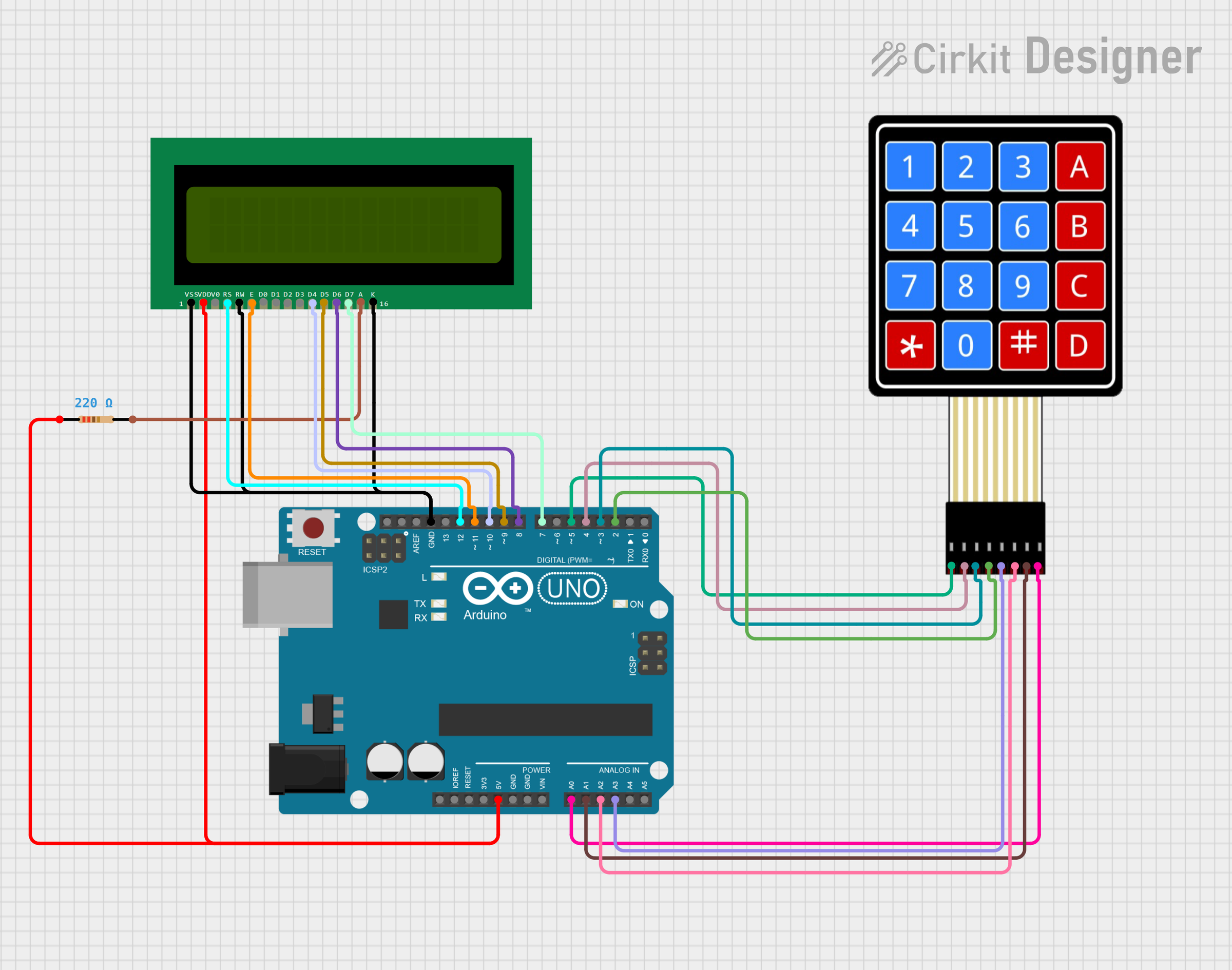 Build Your Own Arduino Calculator With 4x4 Keypad and LCD Display