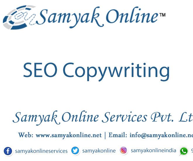 SEO Copywriting Services in India