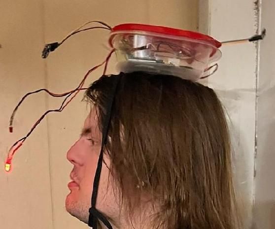 Arduino Time of Flight Sensor Helmet
