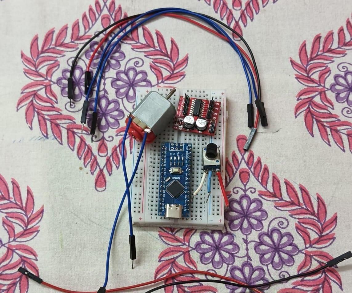 MX1508 With Arduino and Single Motor
