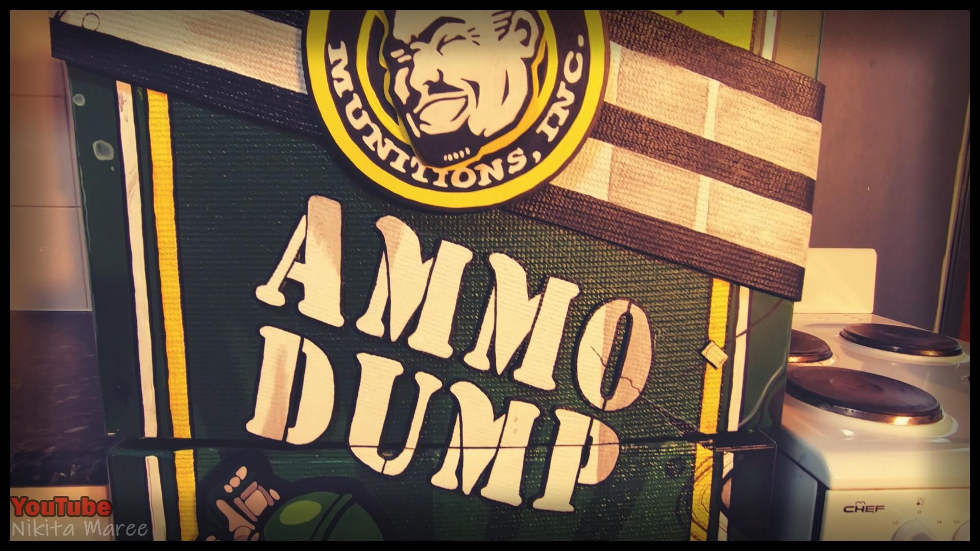 Borderlands 2 Ammo Dump. Marcus Munitions. Borderlands Fanart. DIY Gaming props. How to make Game Props (2).jpg