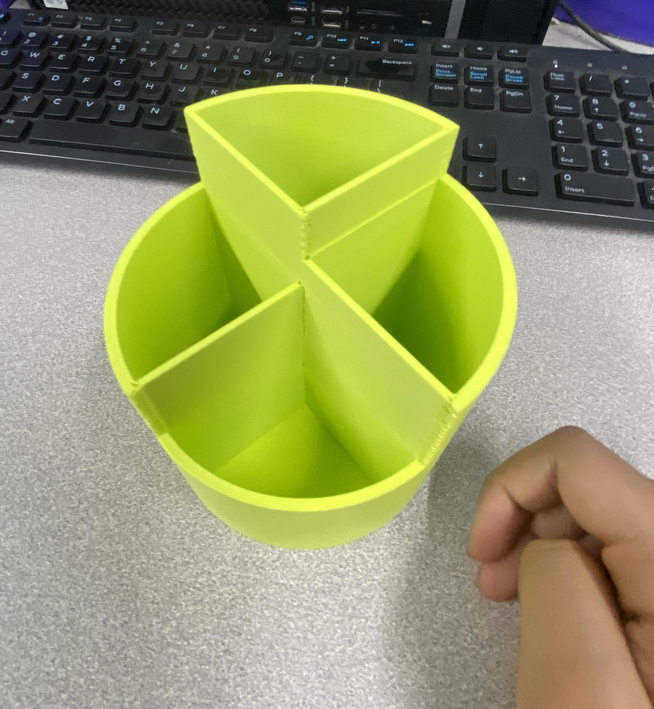 Pencil Holder With Separate Compartments