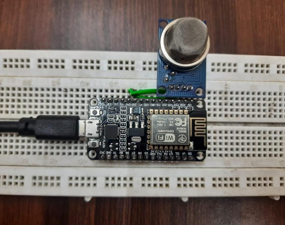 NodeMCU Based Gas Monitoring System