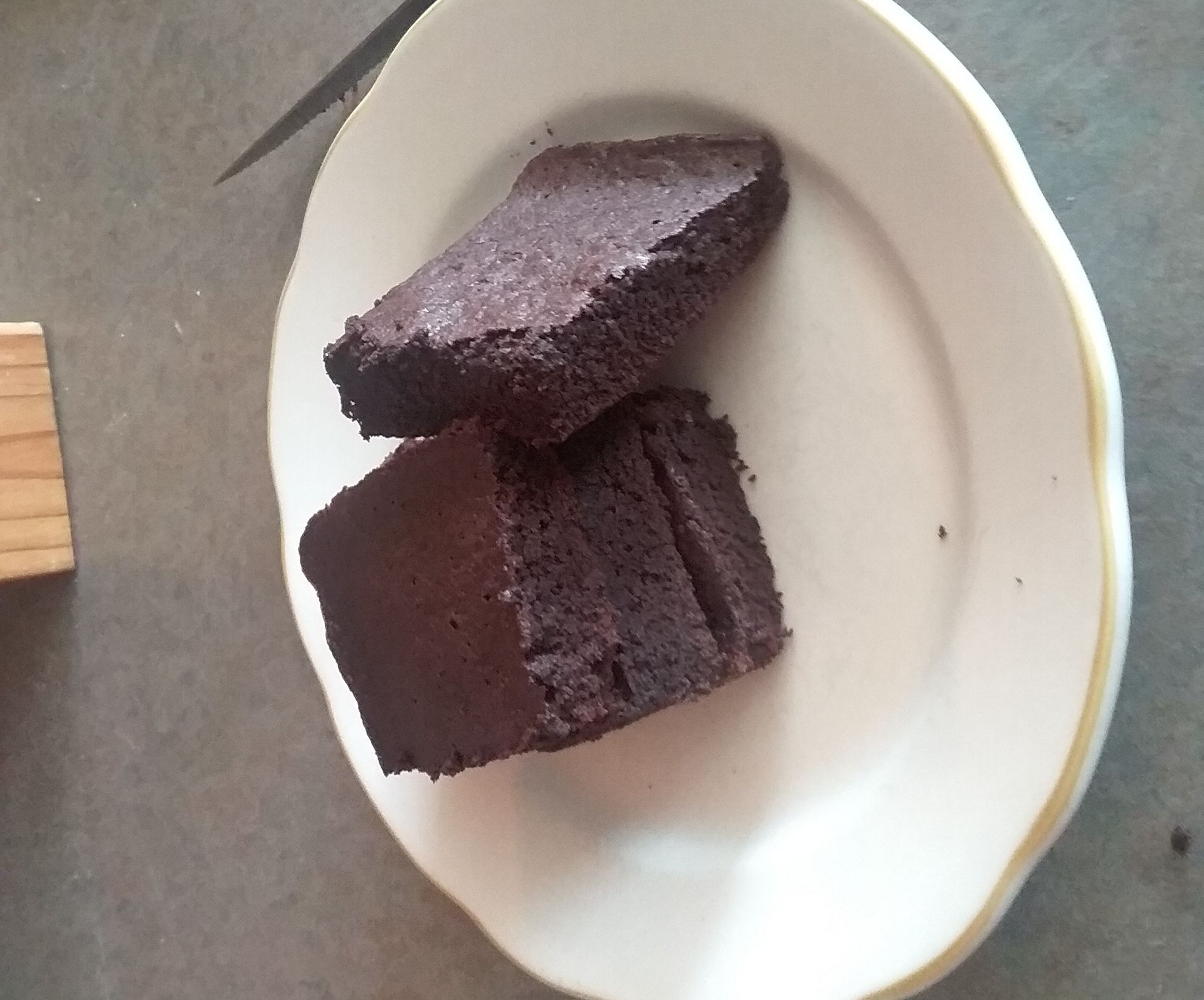 No Flour Brownies 