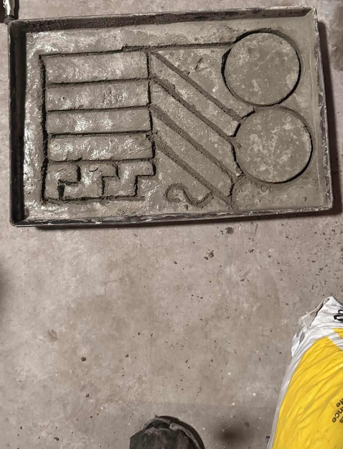 Concrete Doodles With Fire!