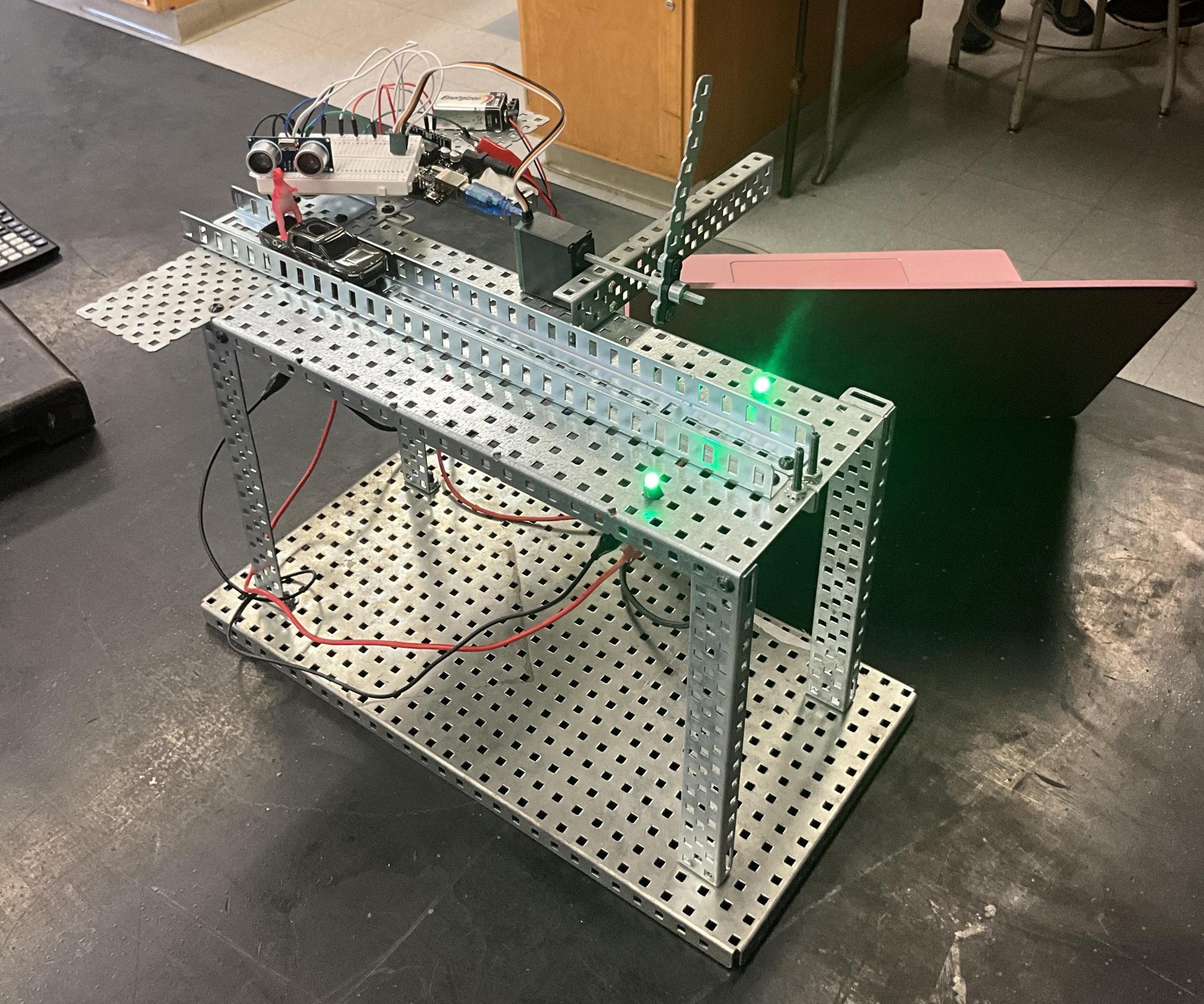 Led Light Up Bridge With Hypersonic Sensor - Alex/Logan/Joel