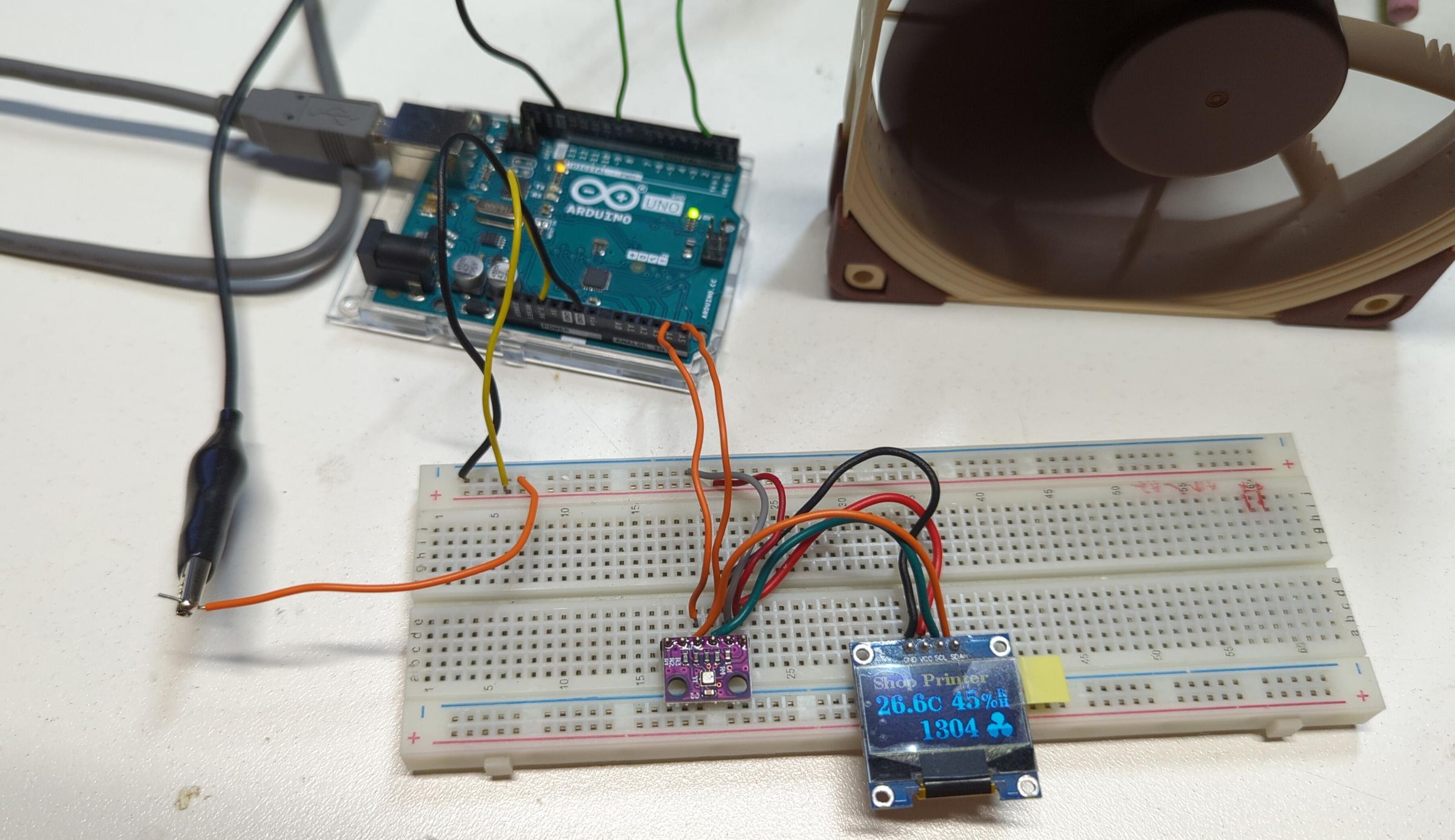 12V, 4 Wire Fan Controller With Arduino Uno