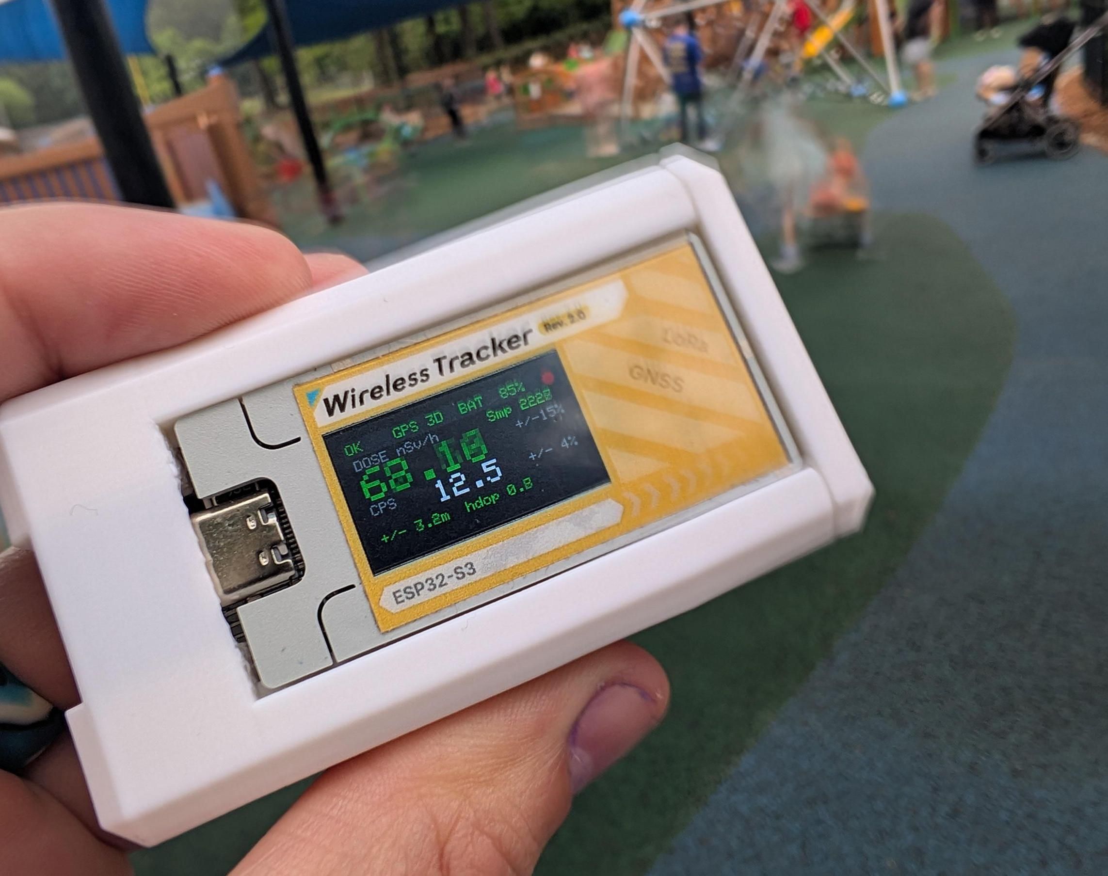 ESP32-S3 GPS Radiation Logger With Self-Hosted Map Viewer