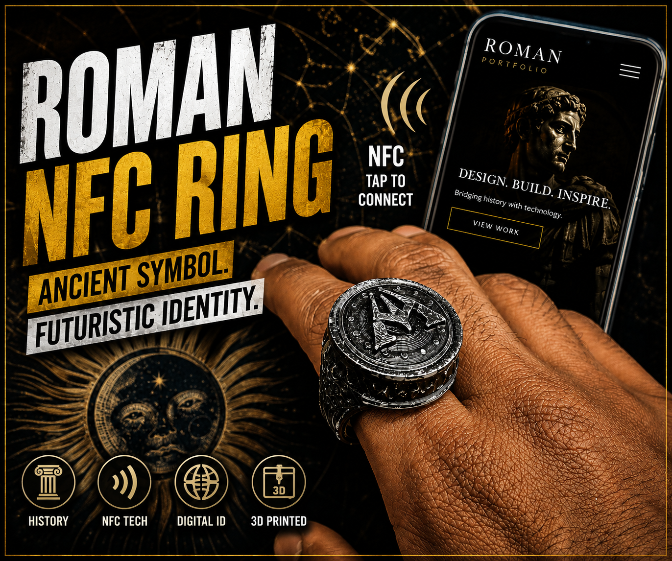 NFC Signet: Roman Signet Ring With Digital Identity