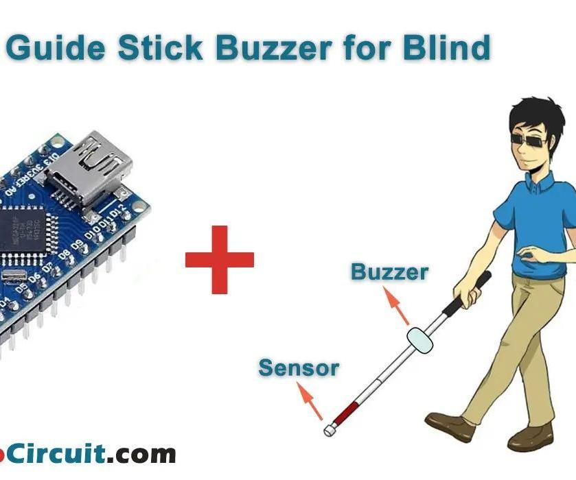 VL53L0X Smart Guide Stick Buzzer for Blind