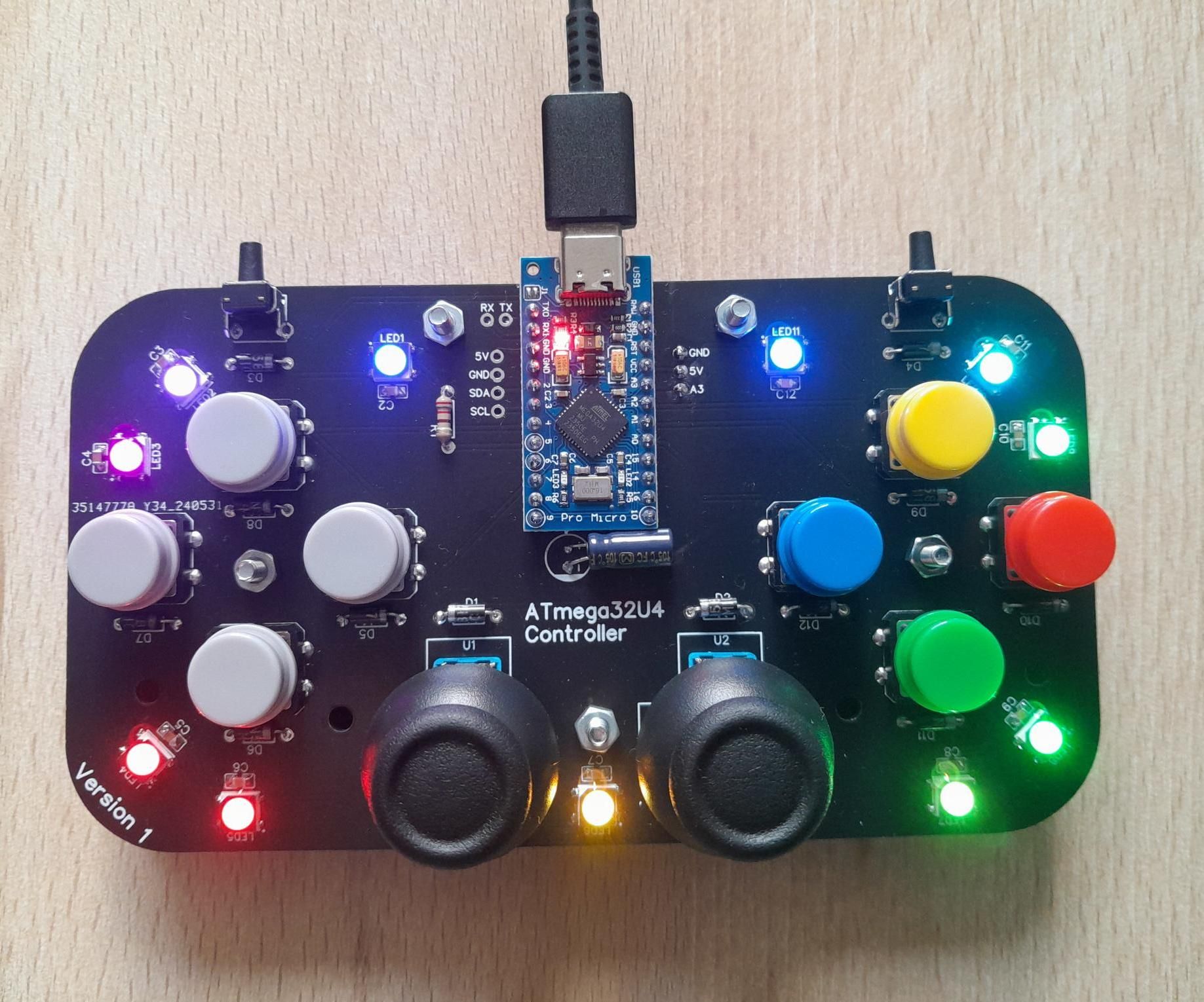 Glowing Game Controller