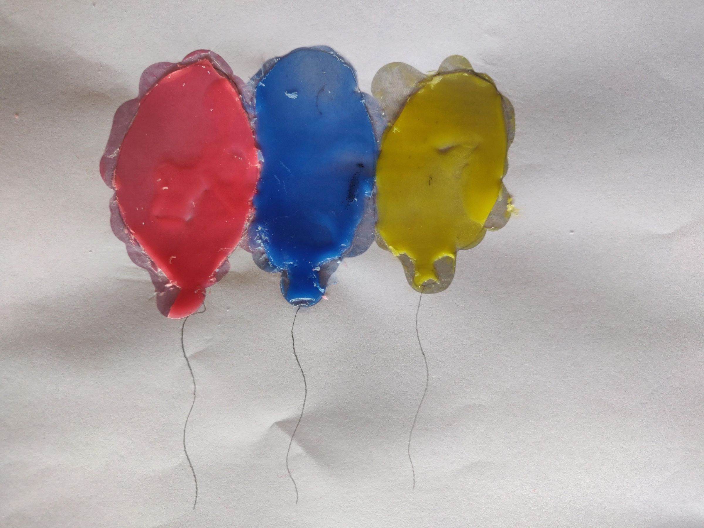 Candle Wax Drawing