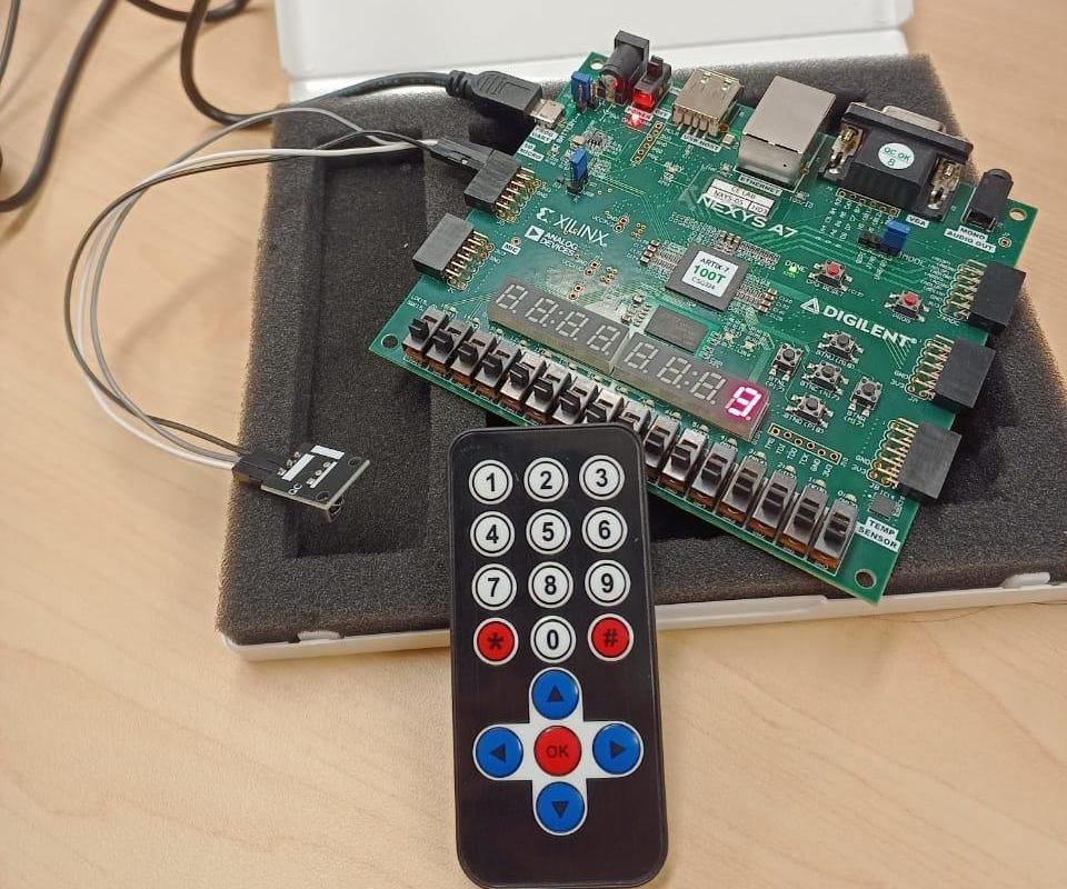 Remote Counter Output 7segment