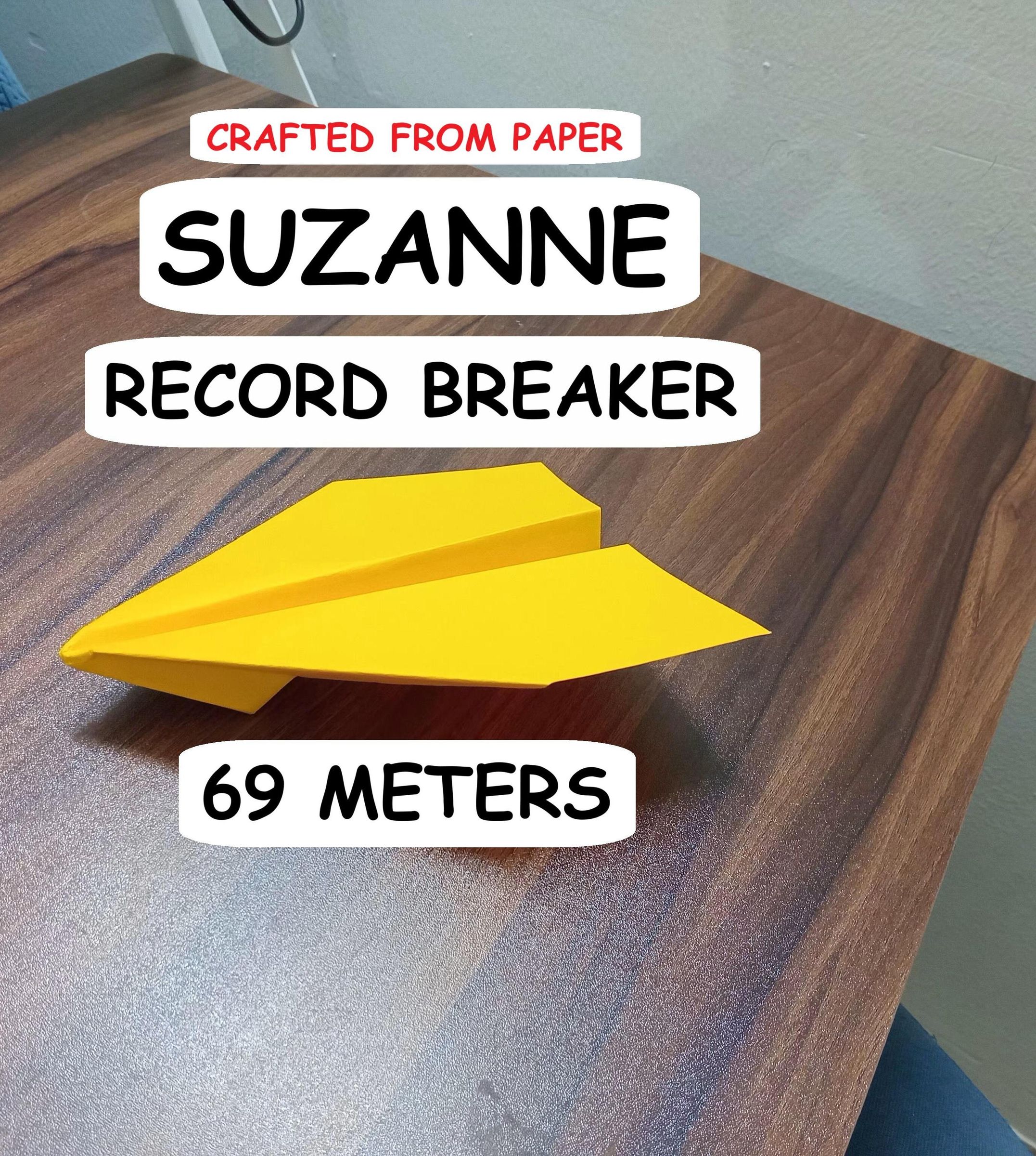 Glide Like a Pro With the Suzanne Airplane