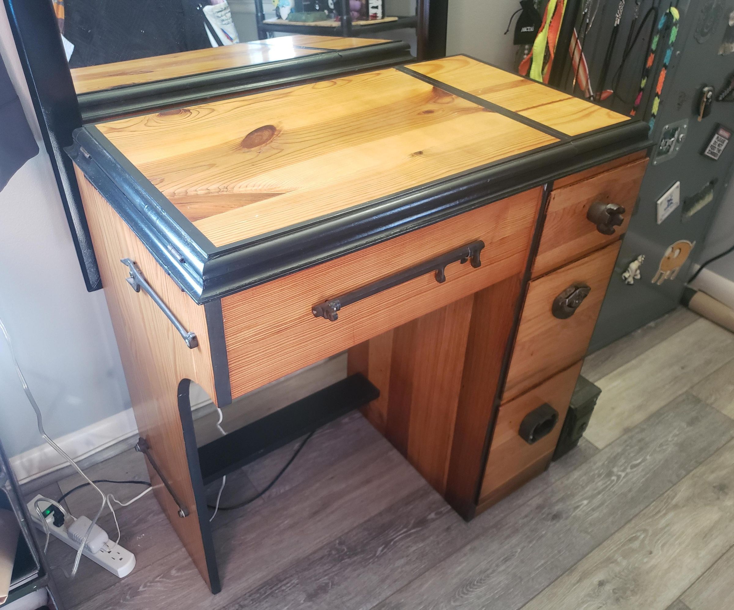 In-cabinet Sewing Machine Repurpose