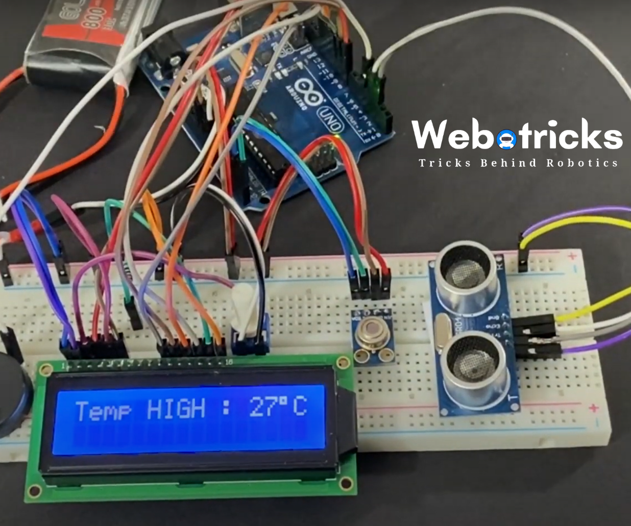 Non-Contact Infrared Thermometer Using Arduino