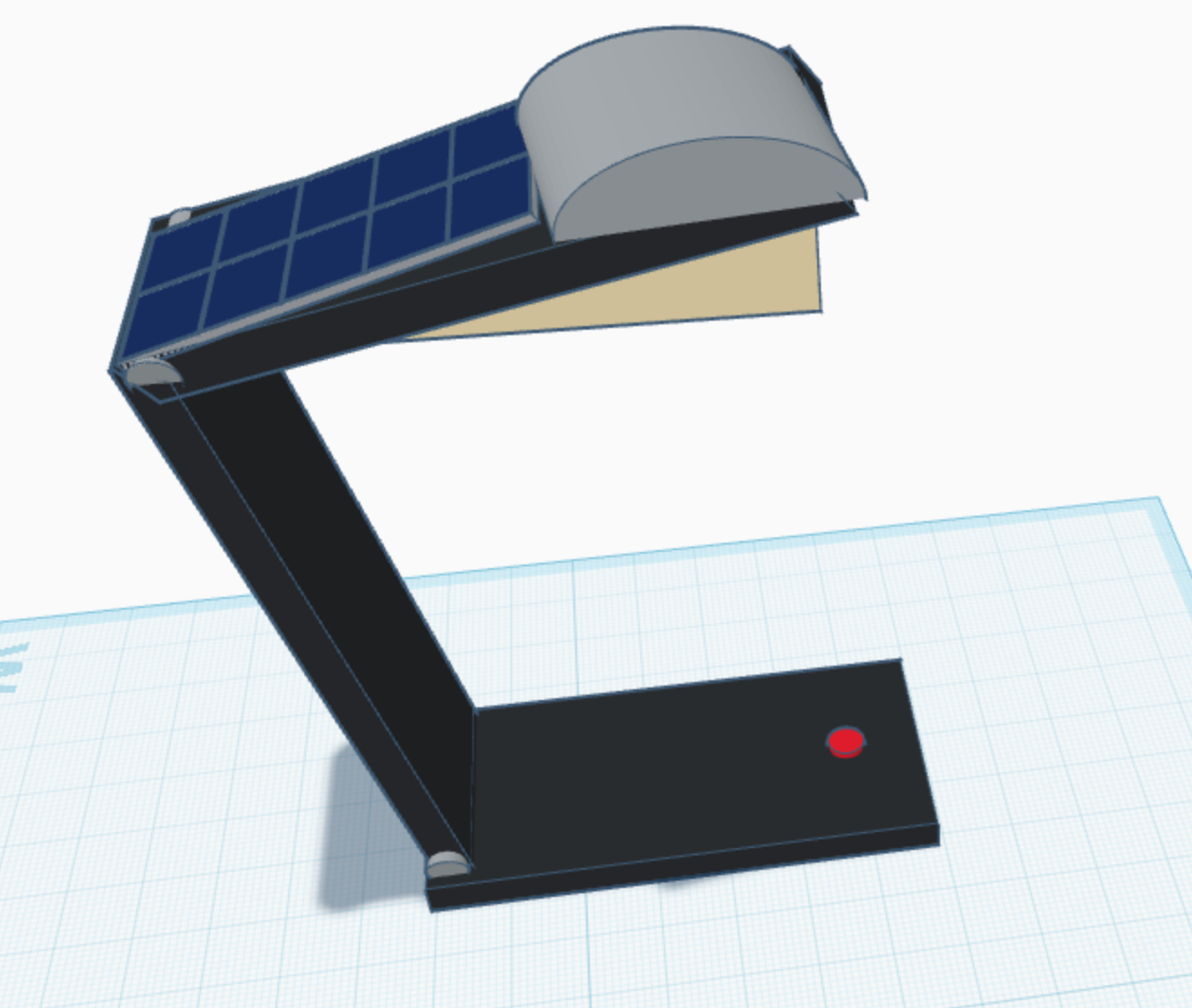 Futuristic Styled Solar Lamp