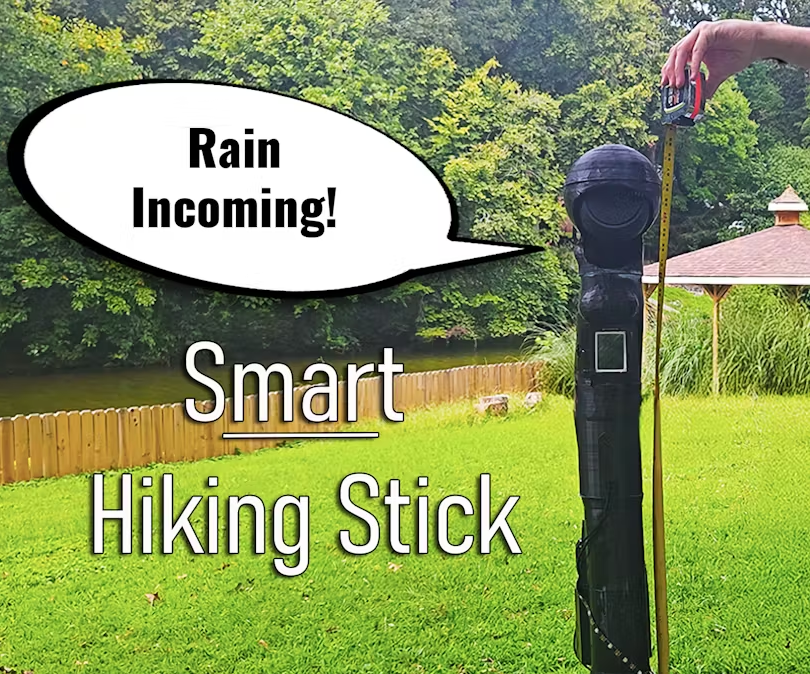 A Smart Hiking Stick for the Visually Impaired