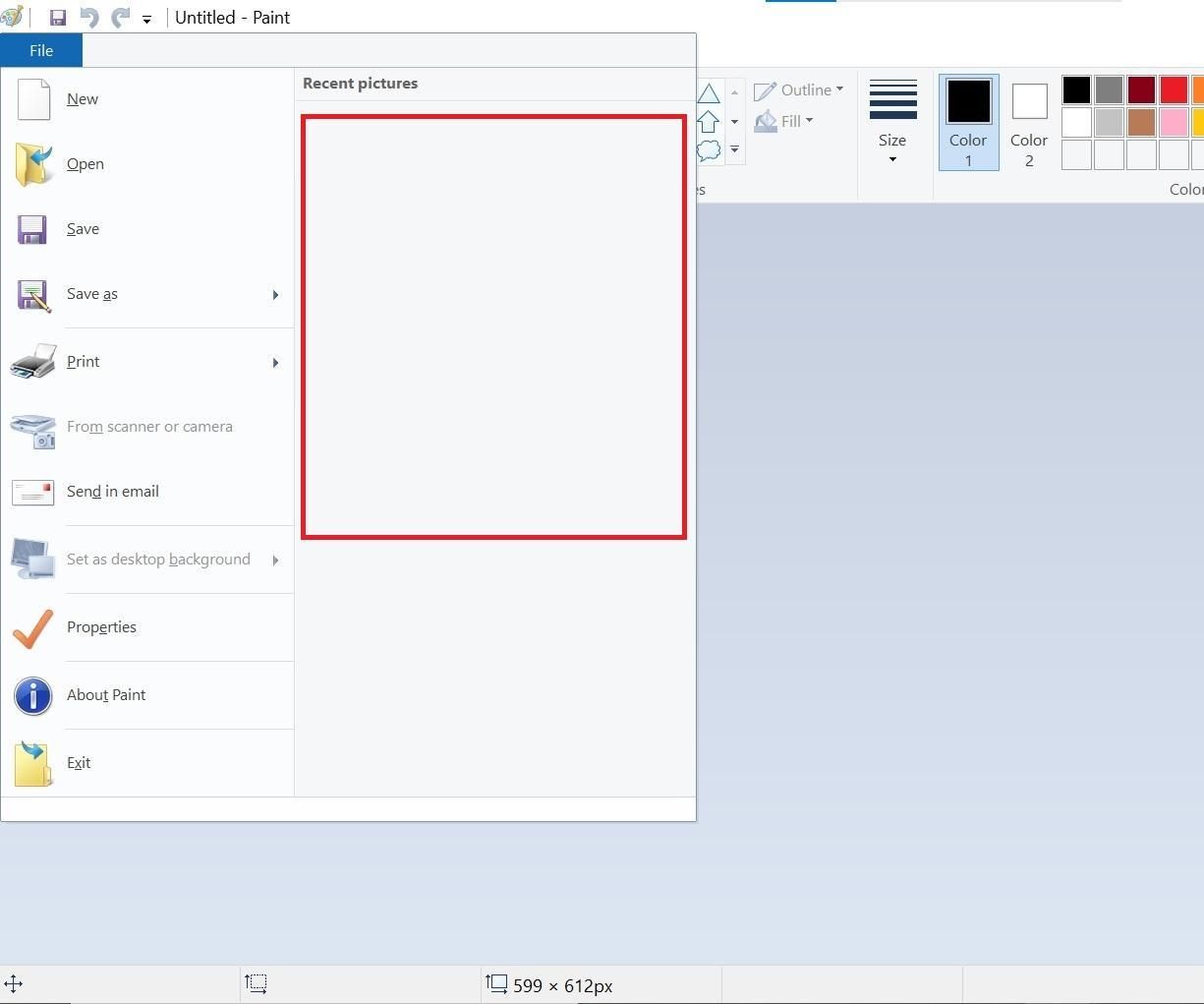 Microsoft Paint: How to Cover an Element of a Picture ?