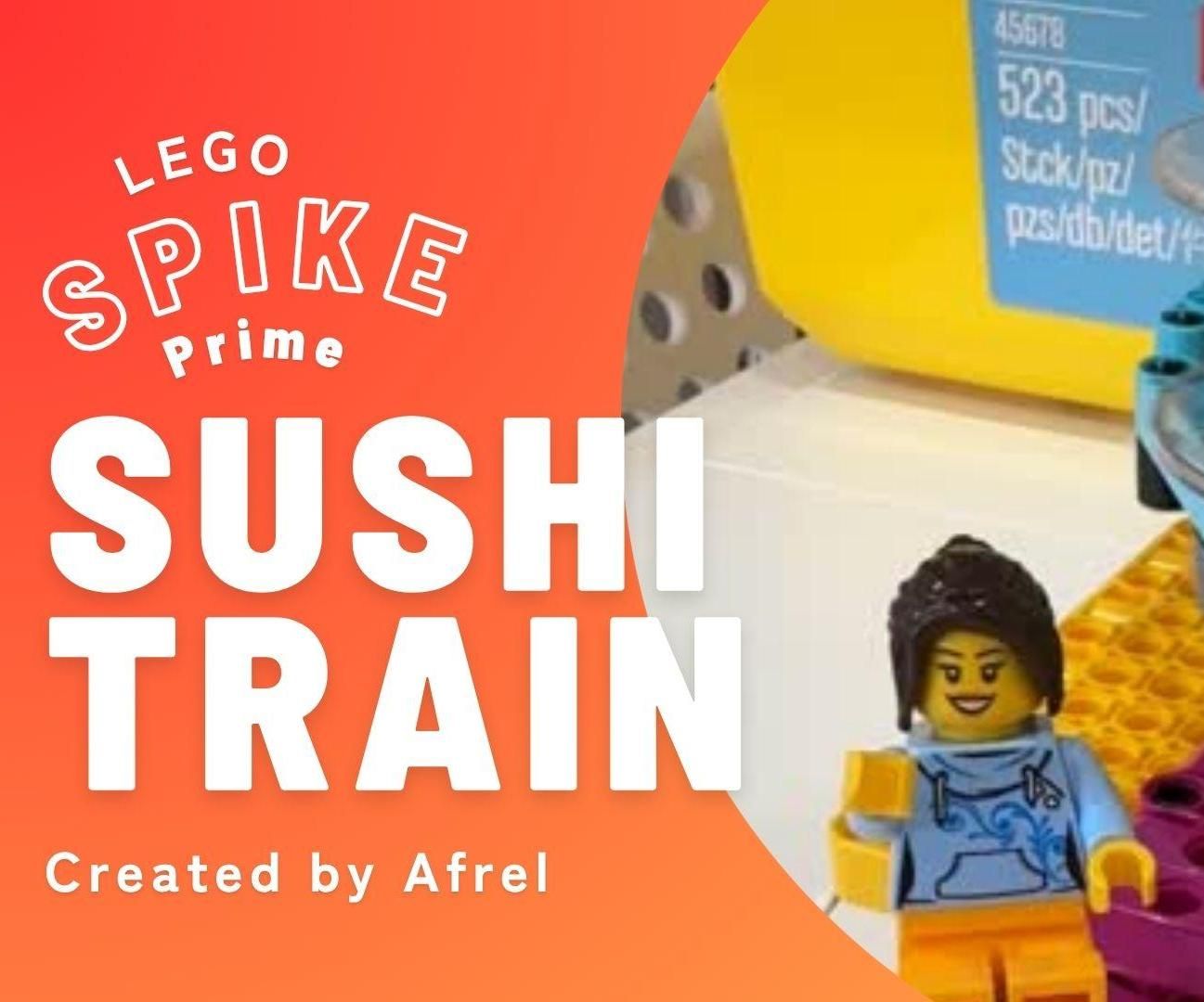 Let’s Make a Sushi-Go-Round Robot With LEGO SPIKE Prime and C!