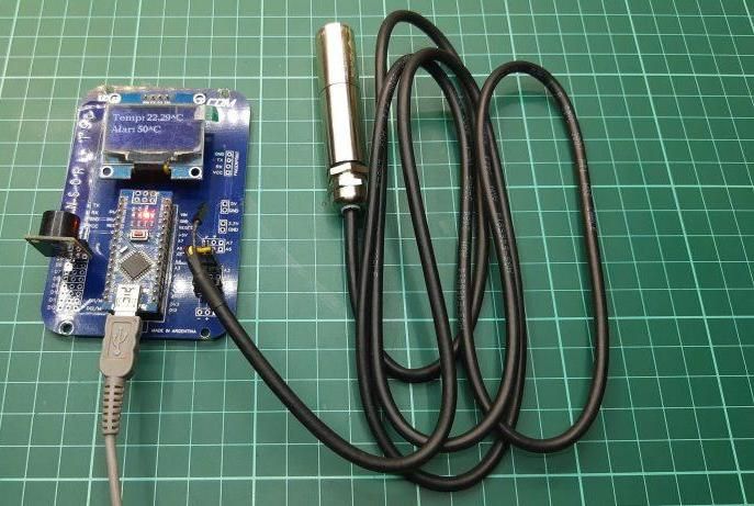 Non-contact High Temperature Alarm Using TS01 Sensor