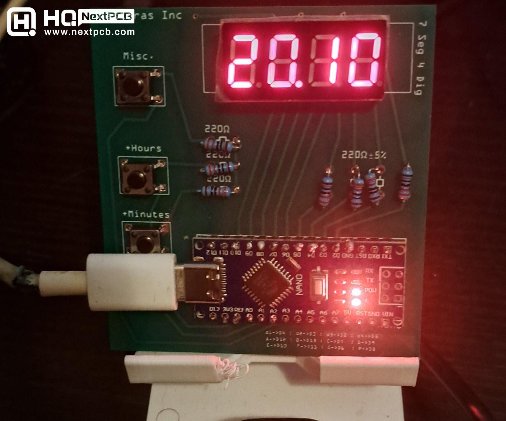 DIY Clock With Arduino Nano and PCB