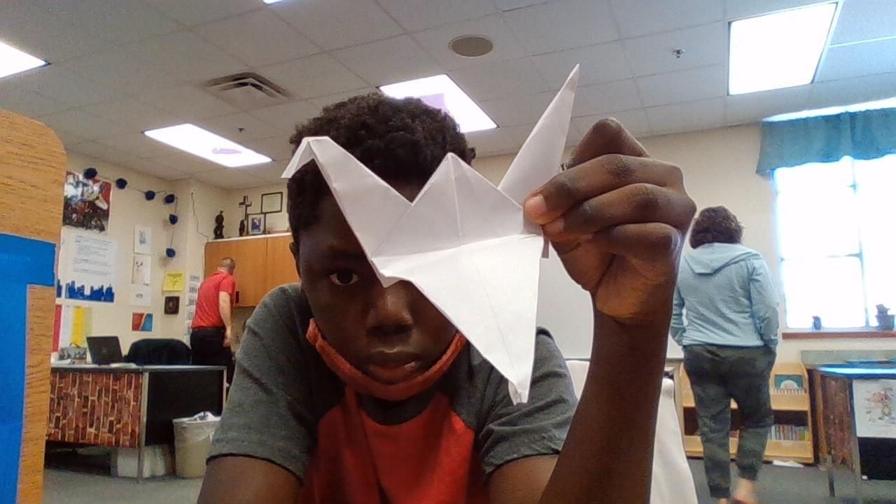 Oragami Flapping Crane(EASY)