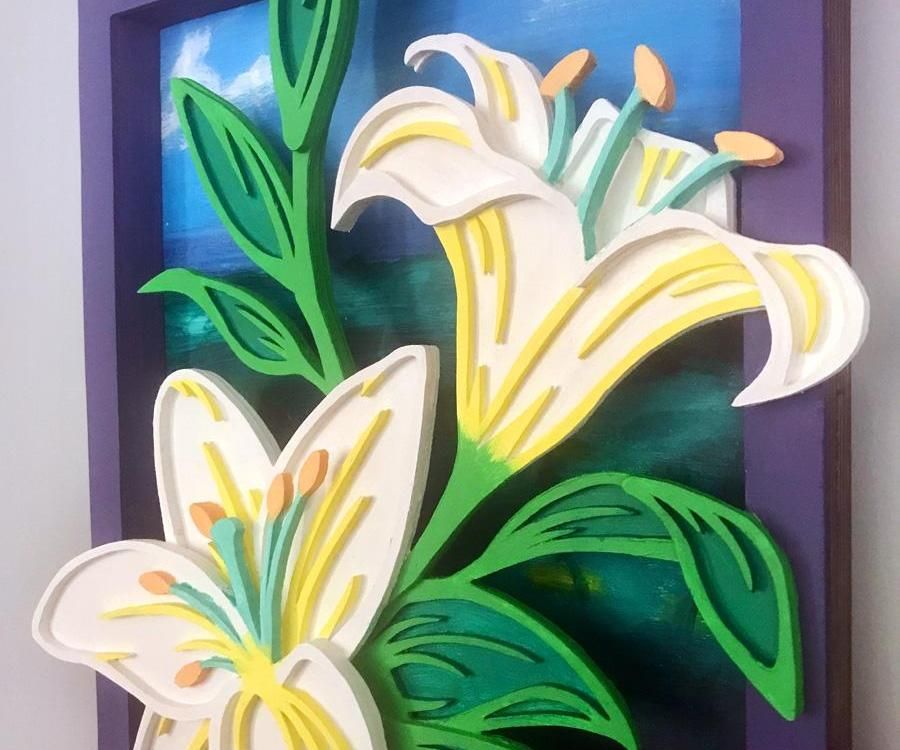 3D Wall Art From Line Art