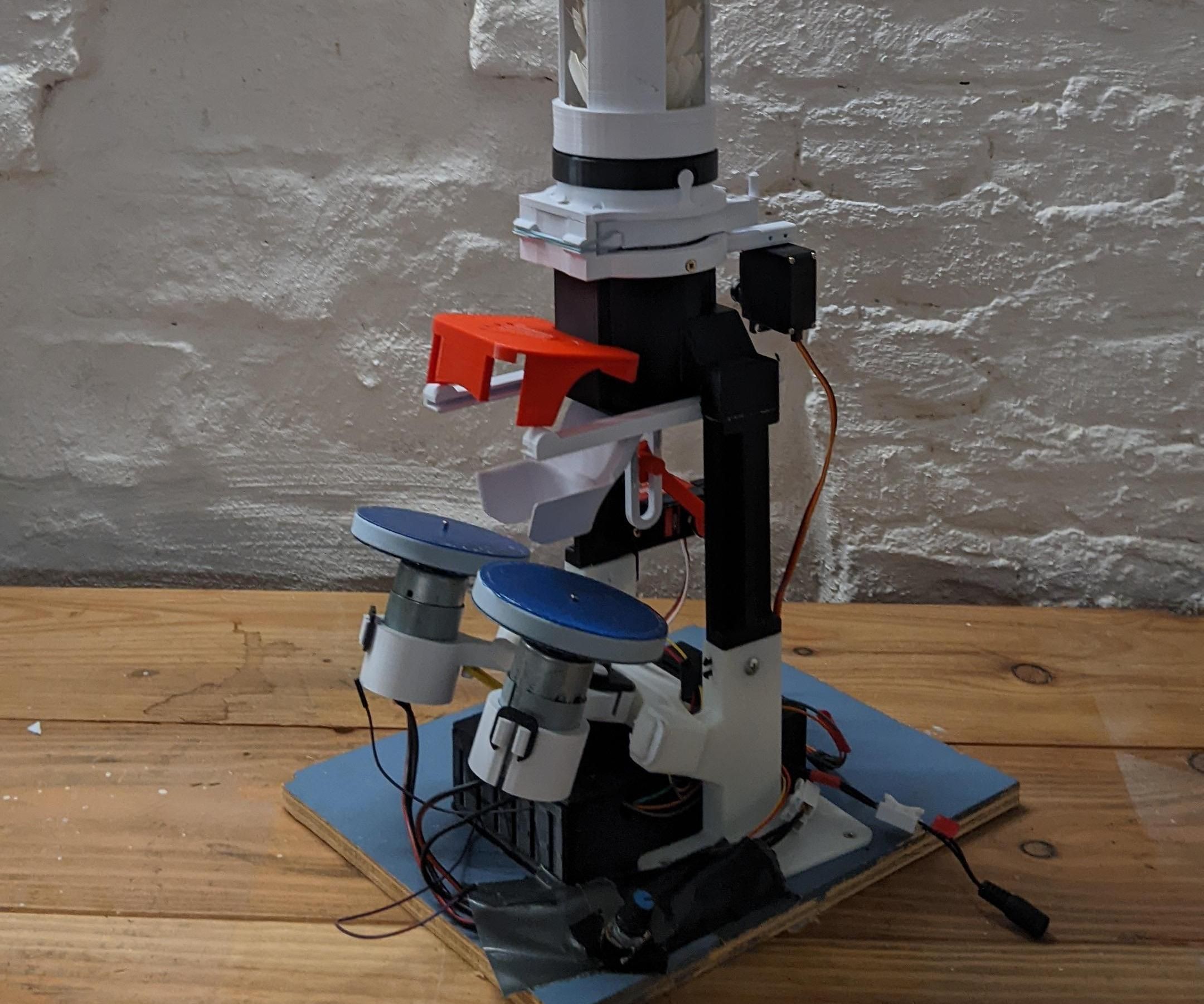 Badminton Trainer DIY / 3D Printed Shuttlecock Launcher