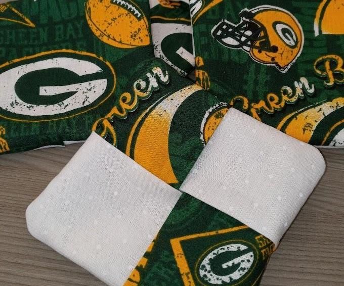 4 Square Fabric Coasters