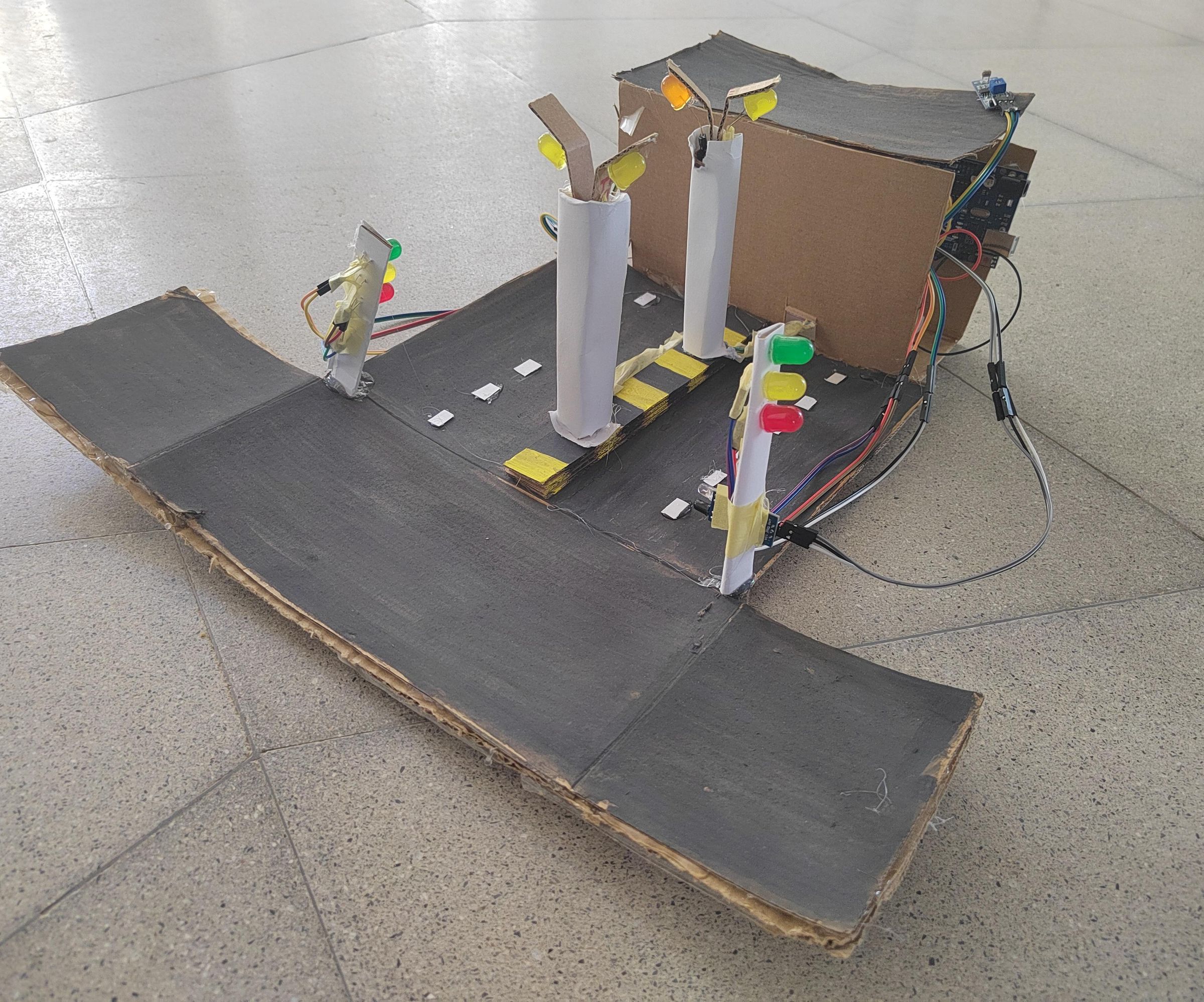 Smart Street and Traffic Light Control System Using Arduino