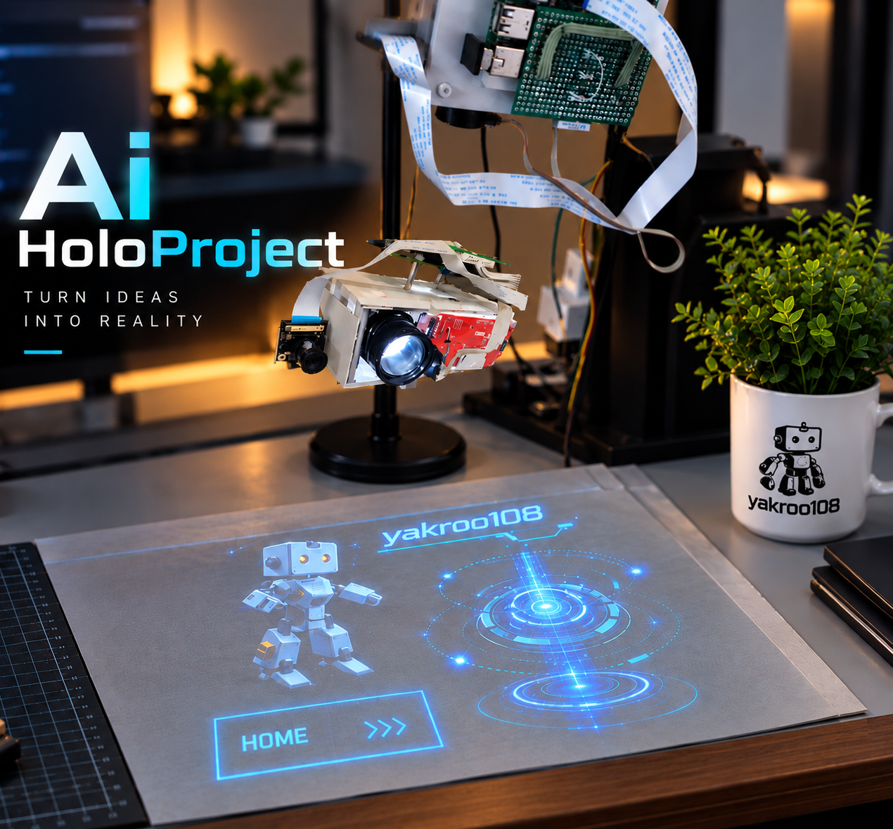 Upcycled AI HoloProject X1