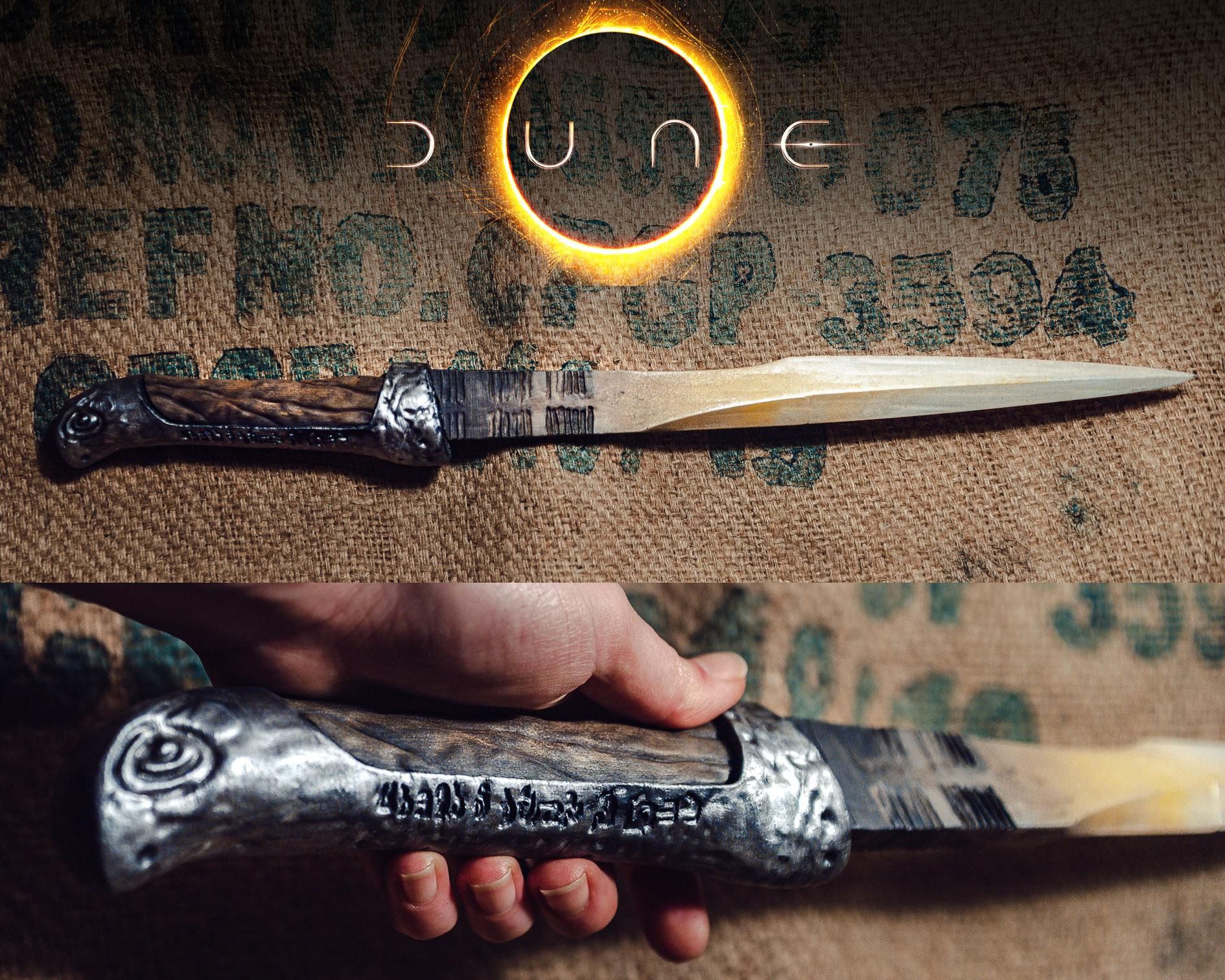 Crysknife (Liet Kynes) Prop From the DUNE (3D Printed)